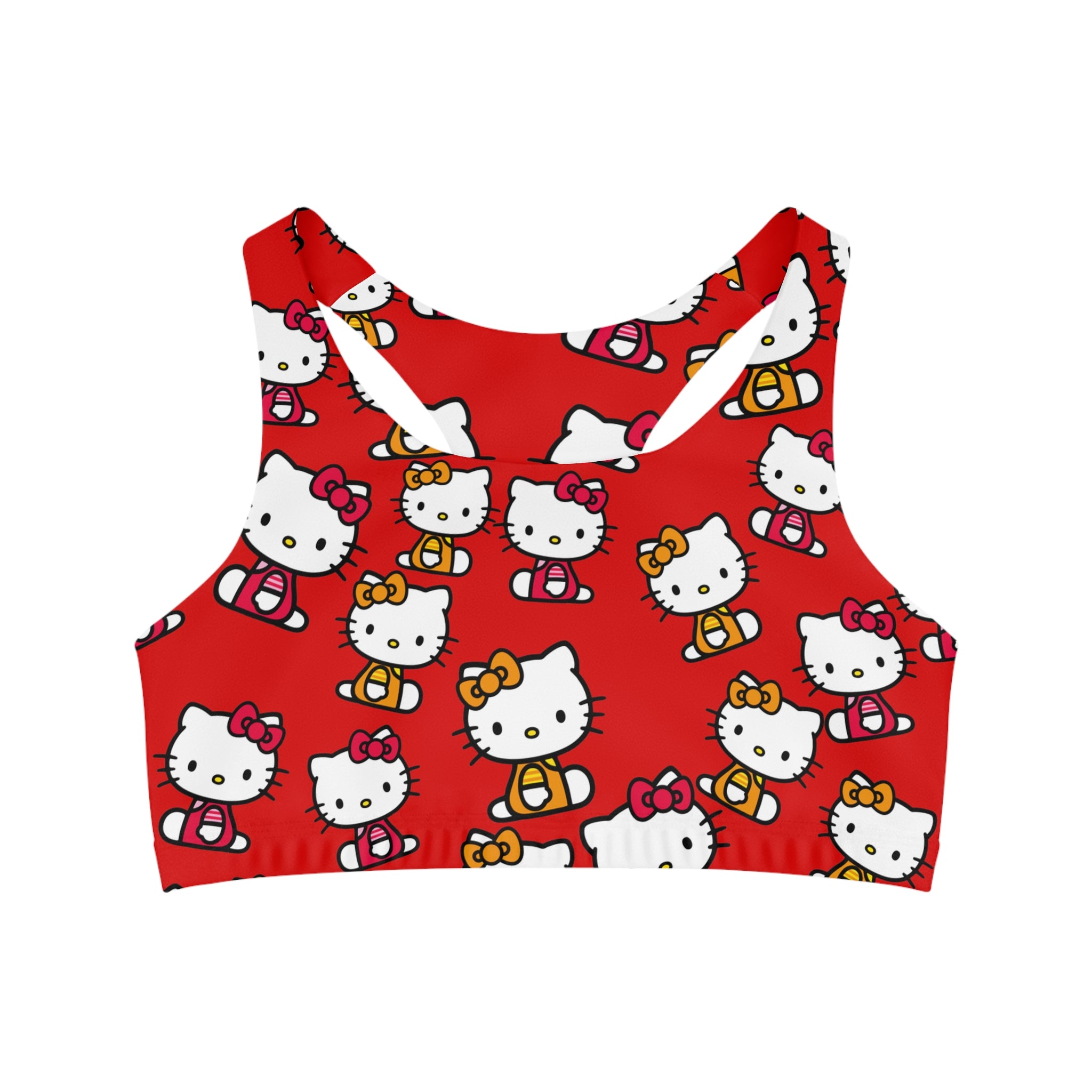 Sports bra kitty two colors red