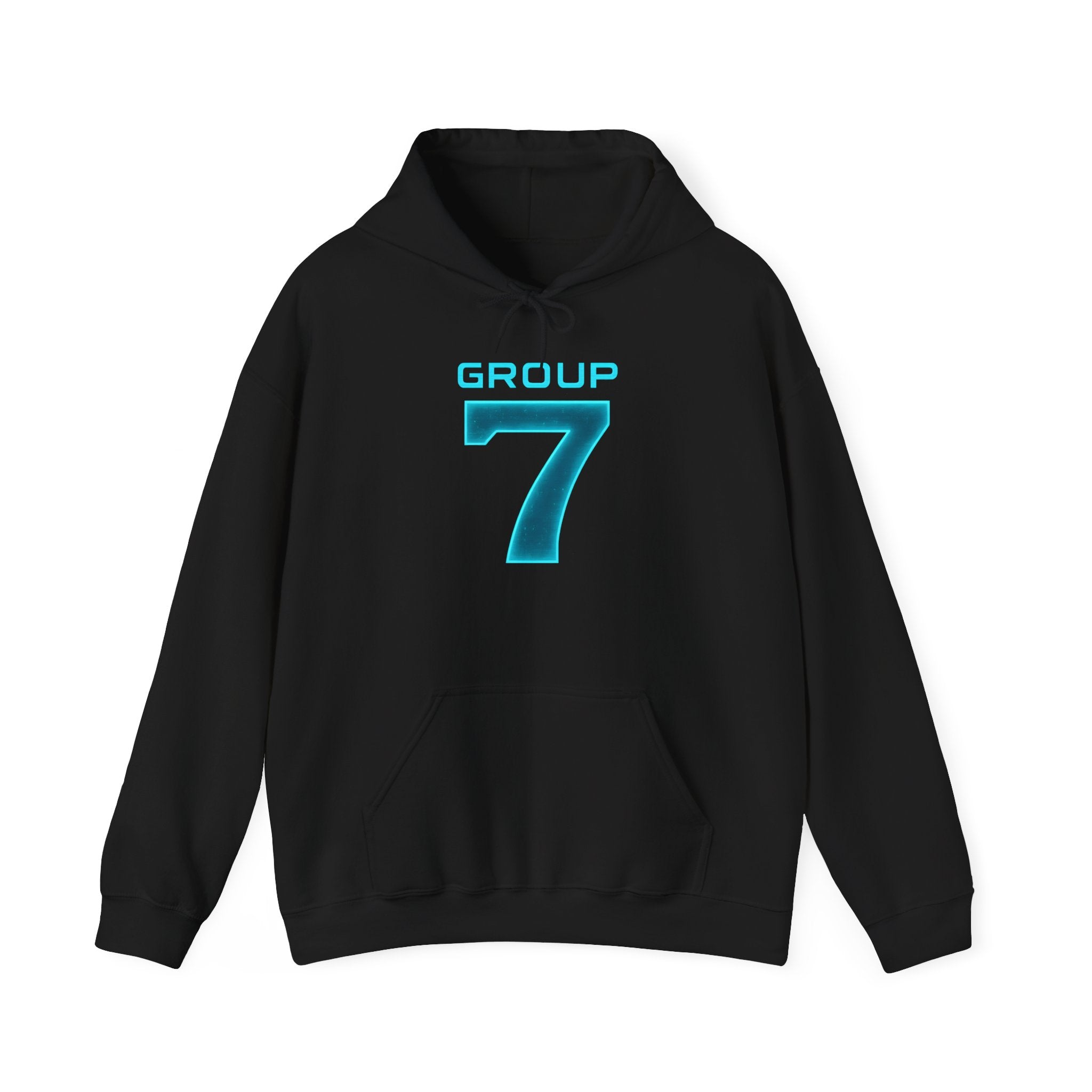 Group 7 Futuristic Cyberpunk - Gildan Unisex Heavy Blend™ Hooded Sweatshirt