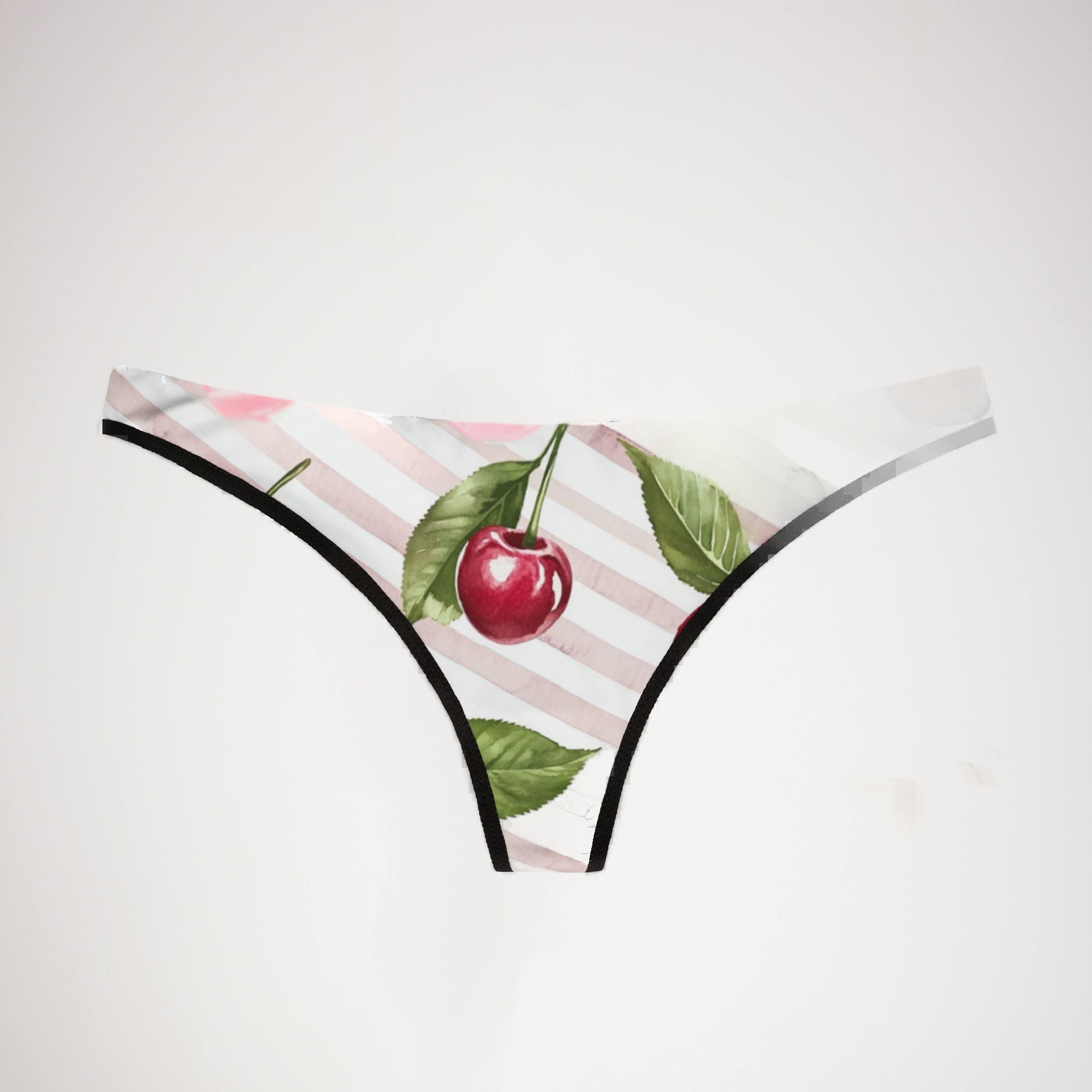 Women's thongs fruit with striped