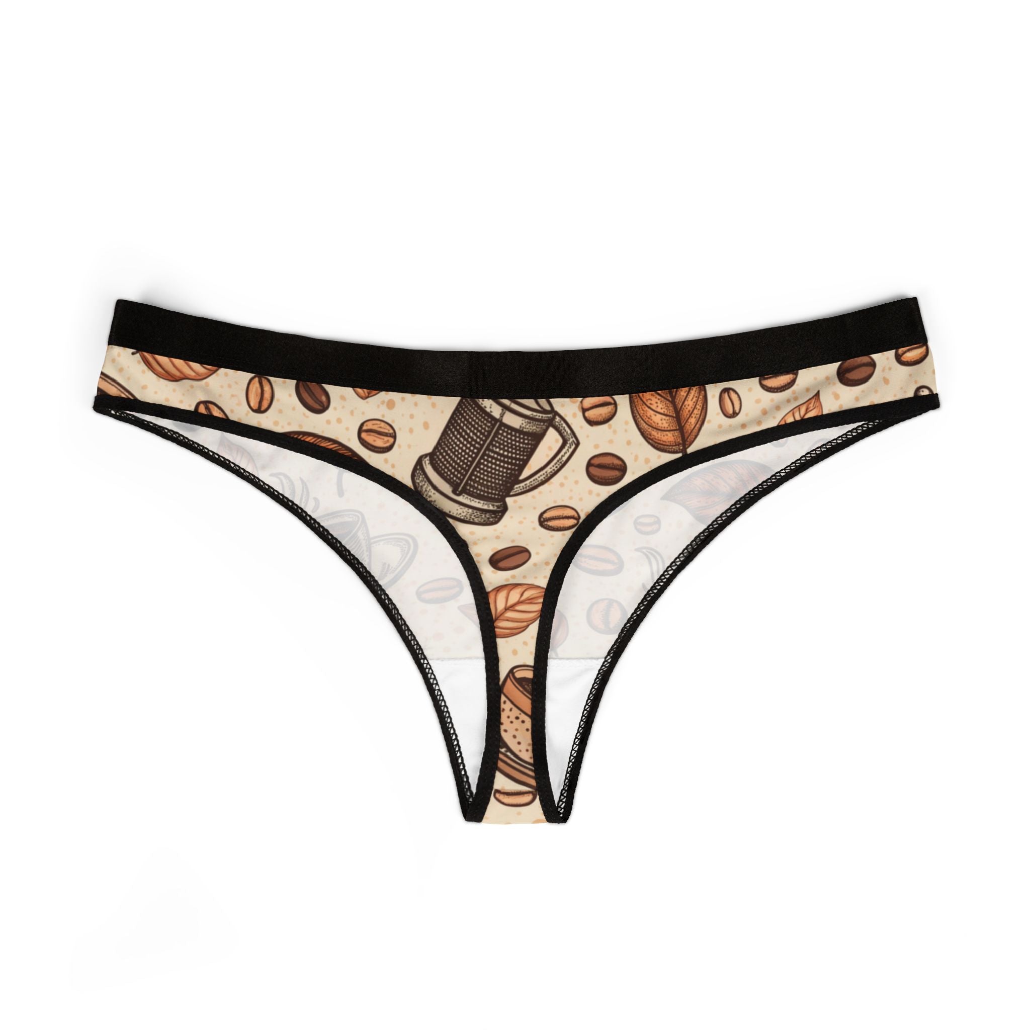 Women's thongs coffee two