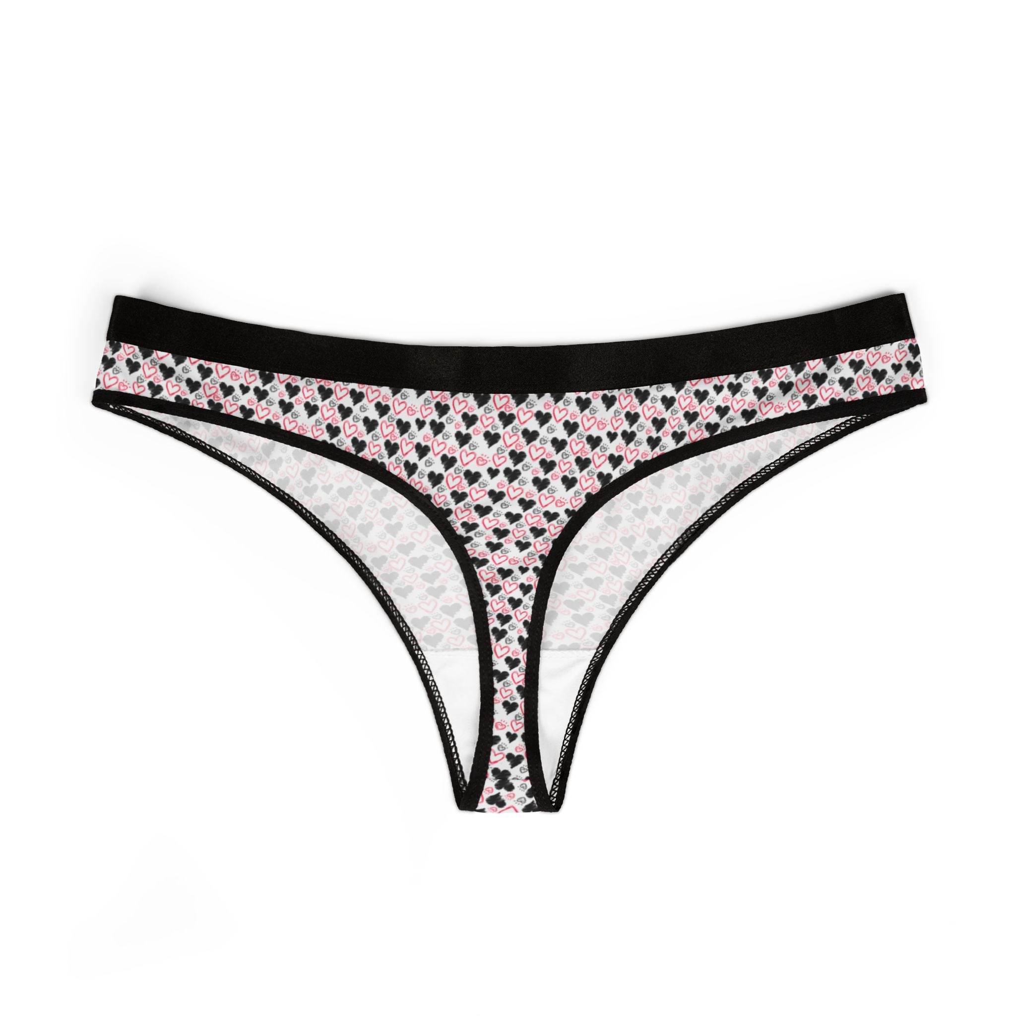 Women's thongs about valentines