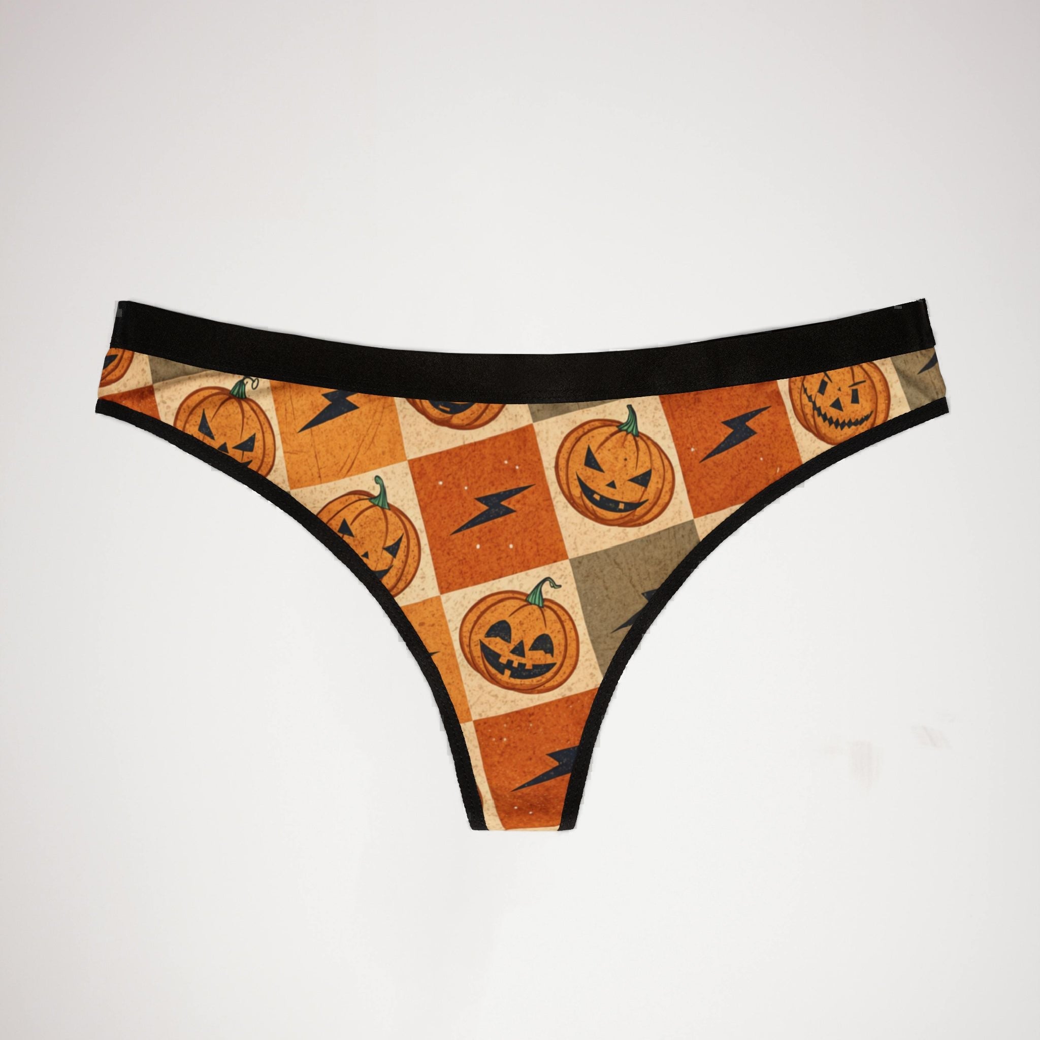 Women's thongs retro halloween