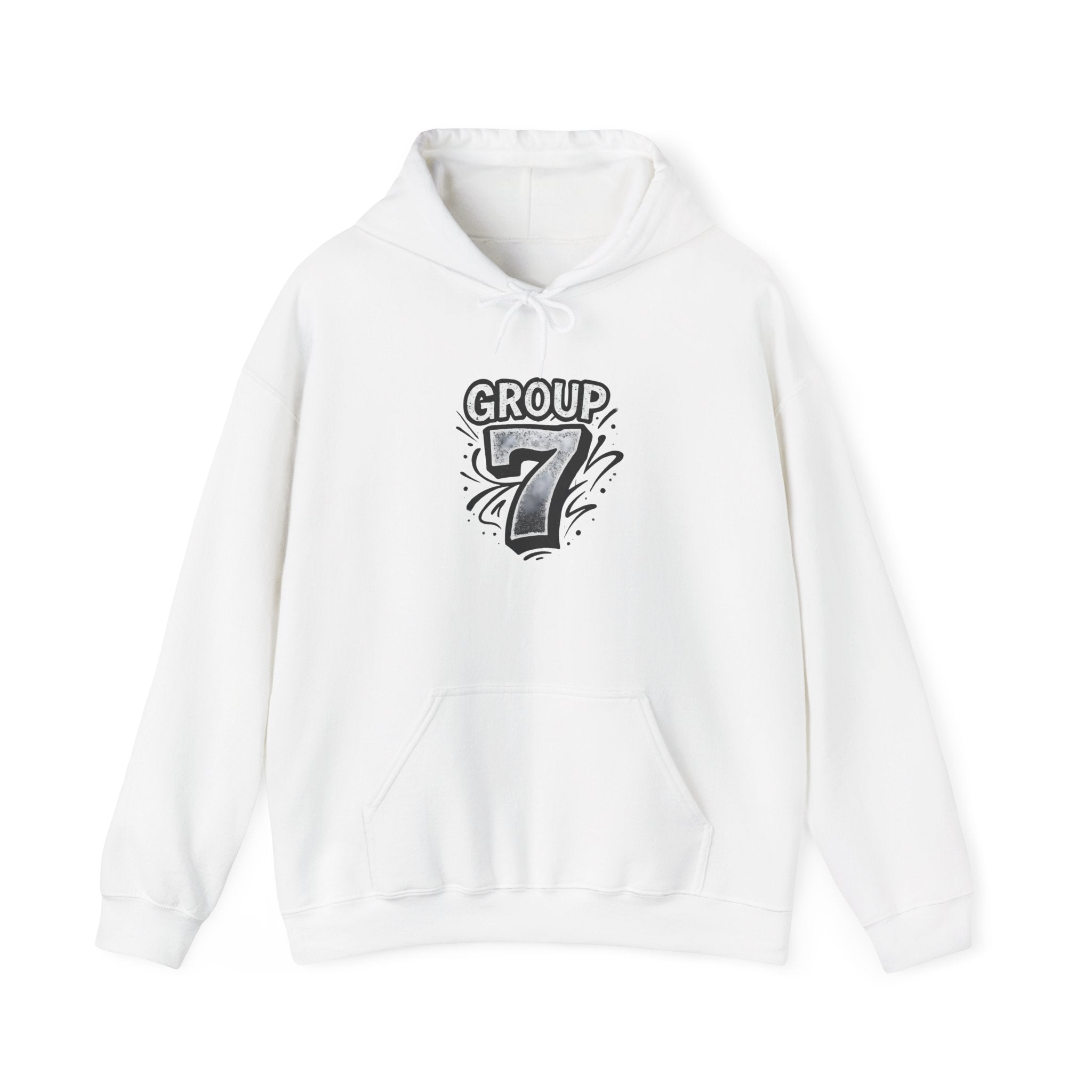Group 7 Gaffiti Grey - Gildan Unisex Heavy Blend™ Hooded Sweatshirt