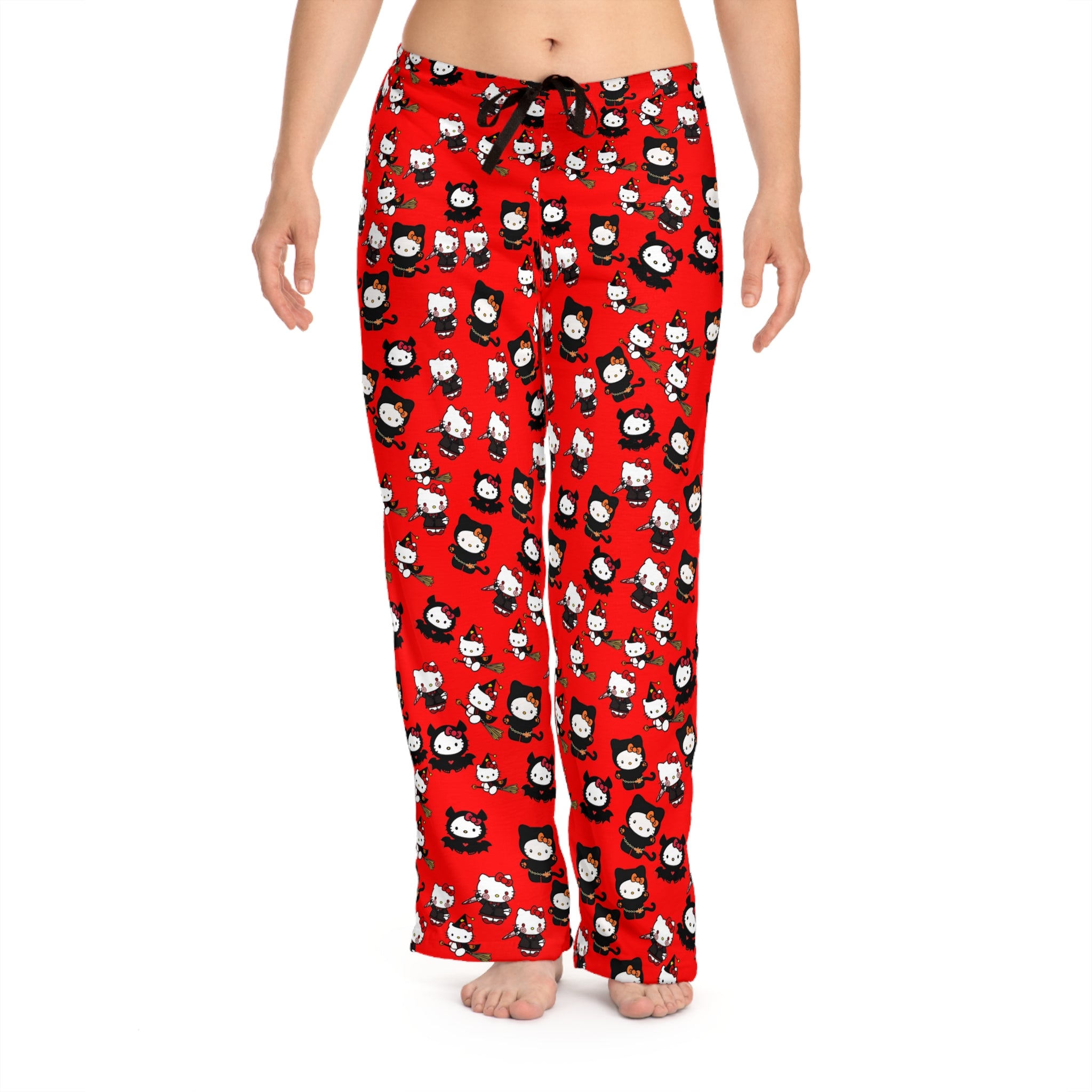 Halloween kitty Women's Pajama Pants