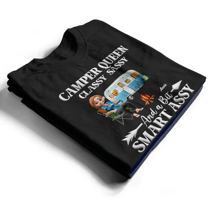 Camping Queen Classy, Sassy Personalized Shirt