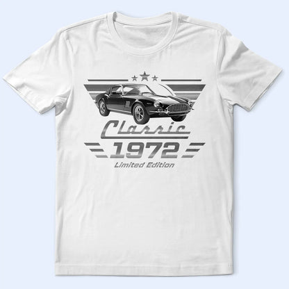 Custom Photo Classic Car Limited Edition Personalized T-Shirt