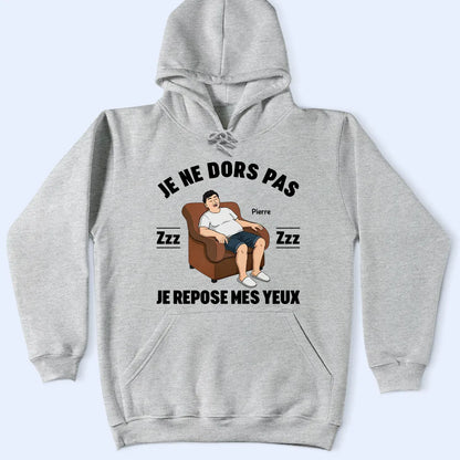 I'm Just Resting My Eyes Personalized Funny T-Shirt