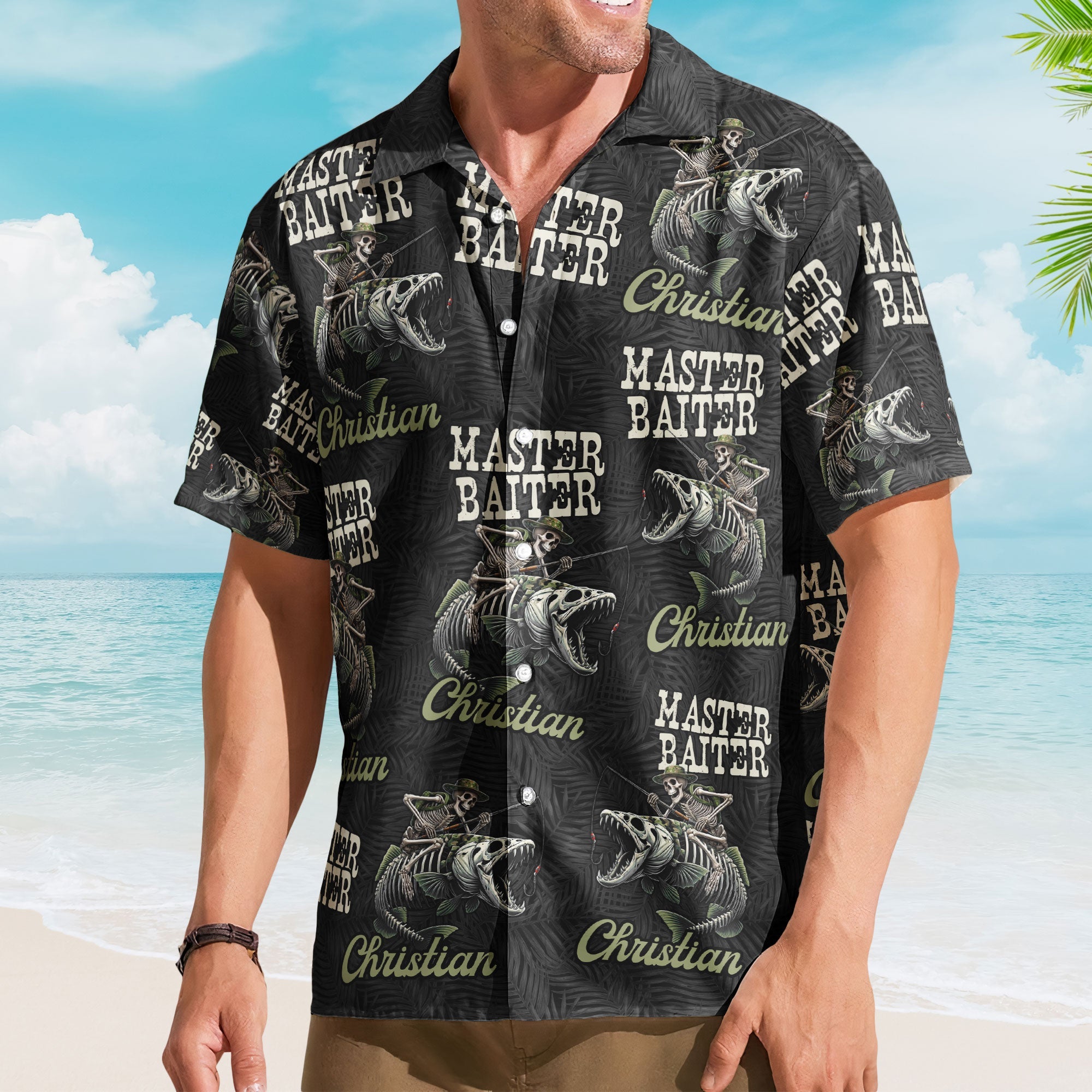 Master Baiter - Personalized Hawaiian Shirt