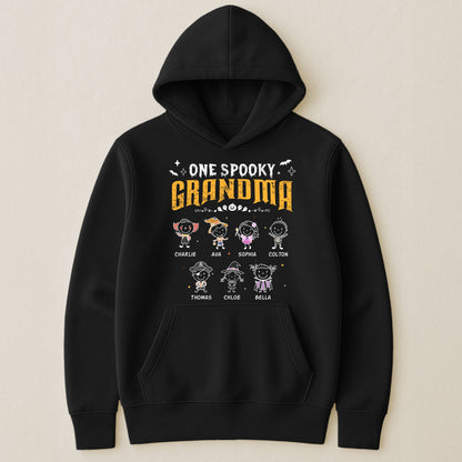 Personalized One Spooky Grandma Doodle Shirt