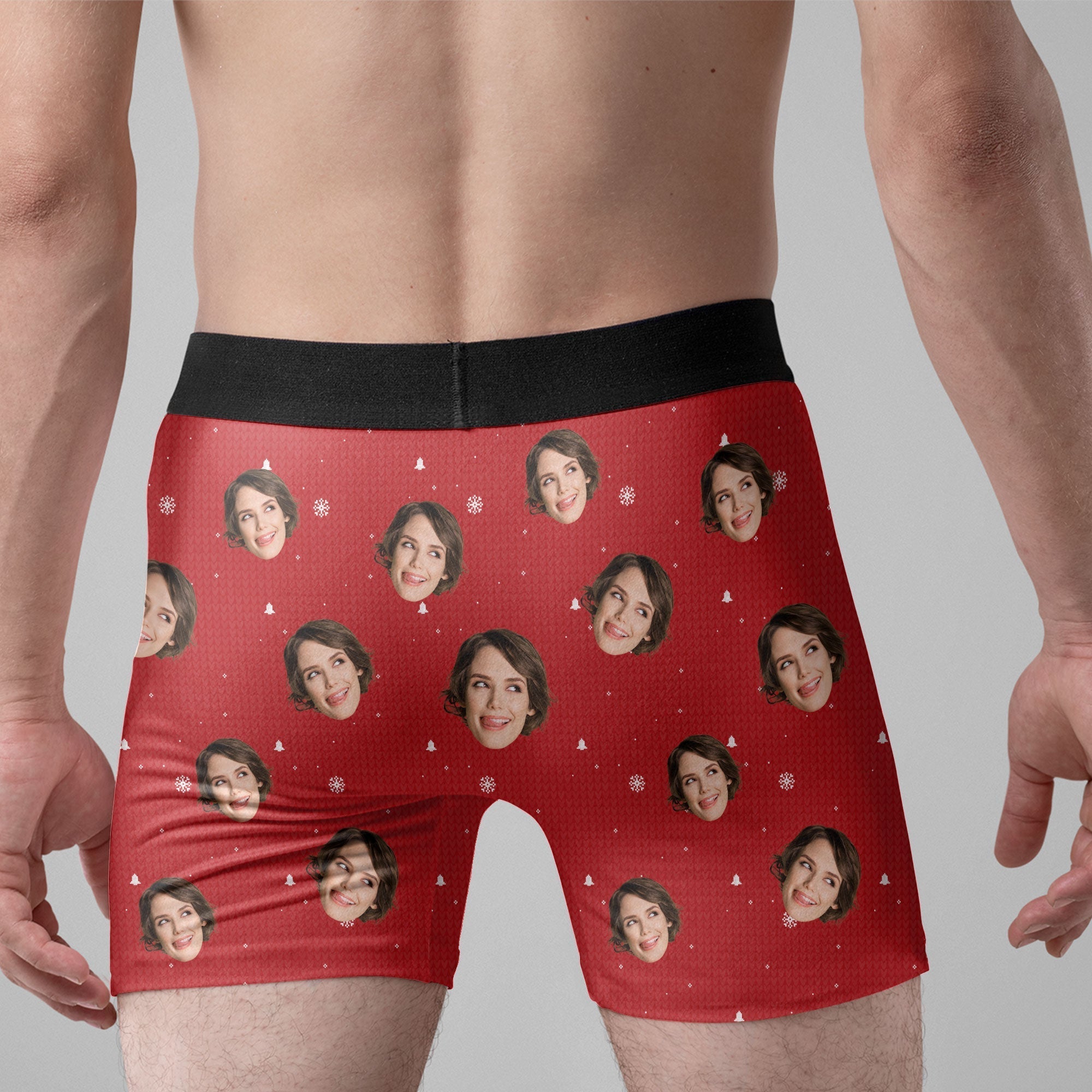Personalized Photo Men's Boxer Briefs – Only Wife Can Play With My Balls