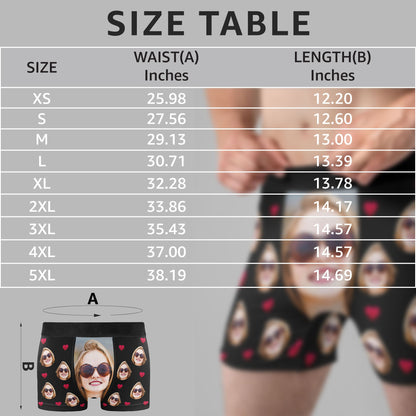 Personalized Photo Choking Hazard Men's Boxer Briefs