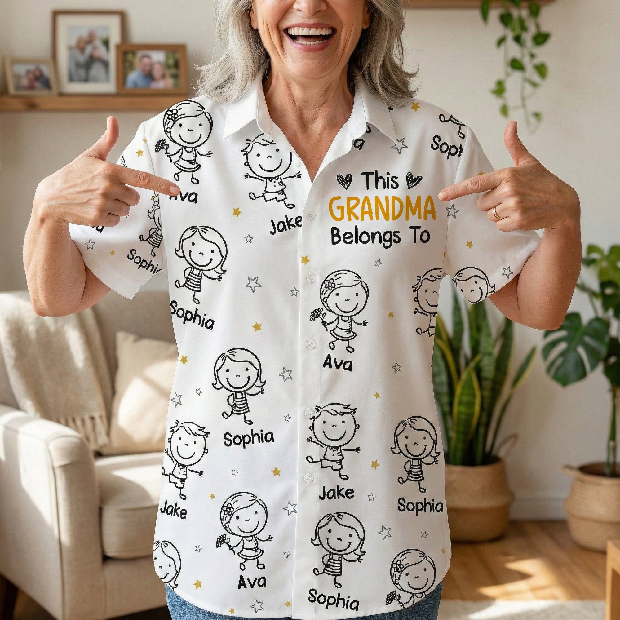This Mommy Belongs To Doodle - Personalized Hawaiian Shirt