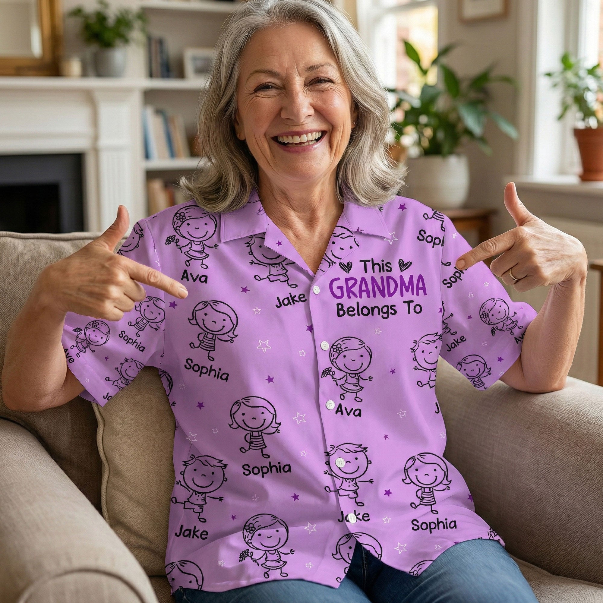 This Mommy Belongs To Doodle - Personalized Hawaiian Shirt