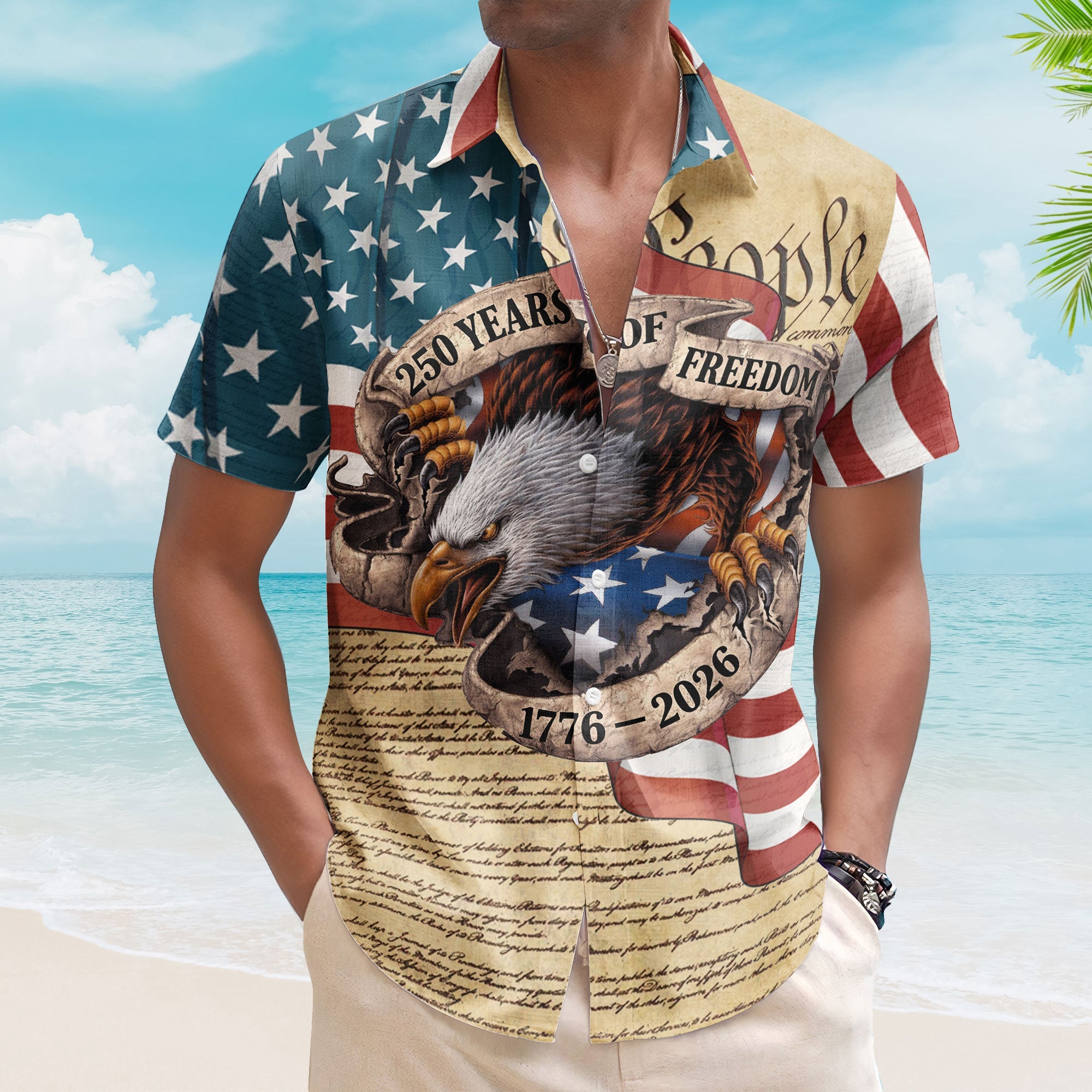 We The People 250 Years Of Freedom - Hawaiian Shirt