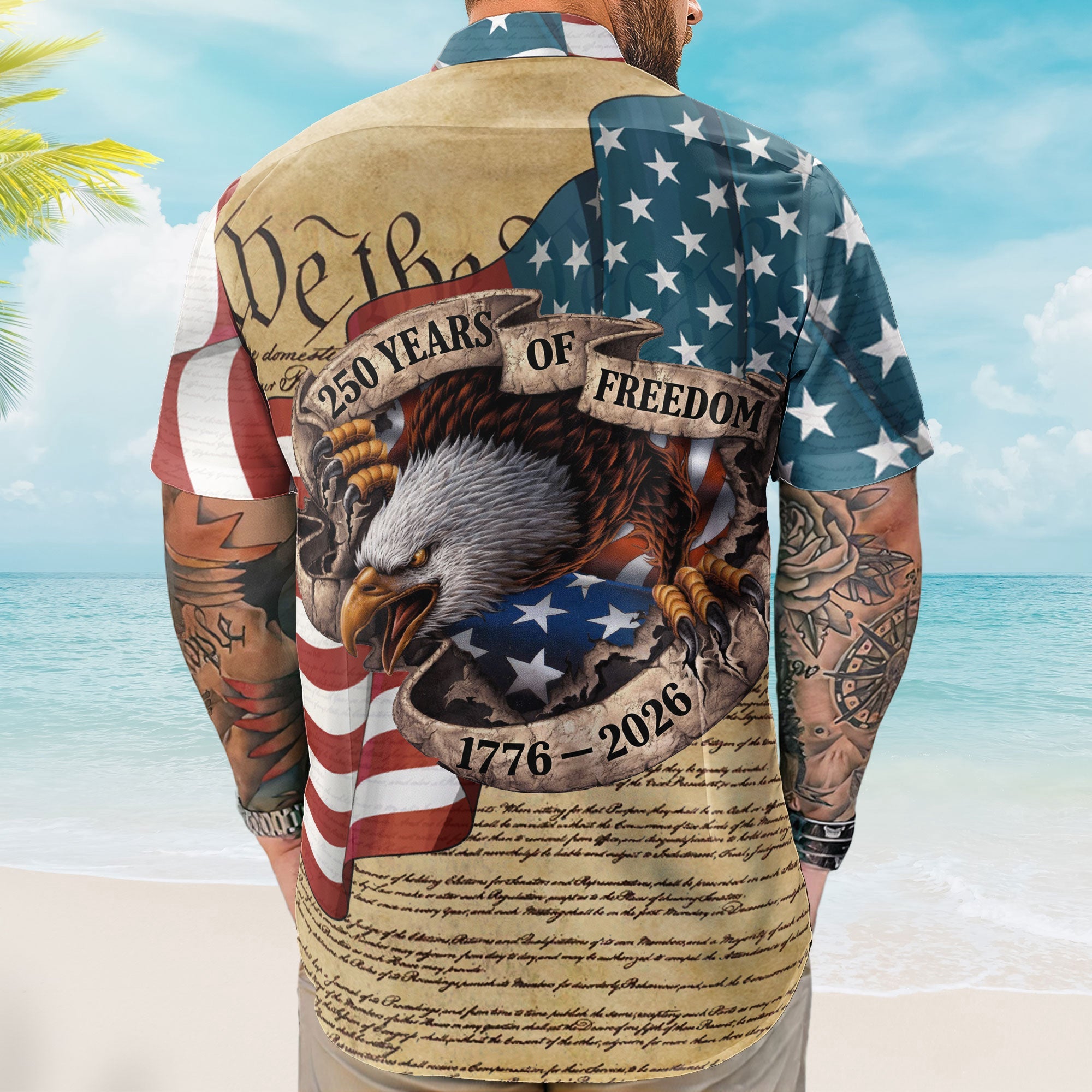 We The People 250 Years Of Freedom - Hawaiian Shirt