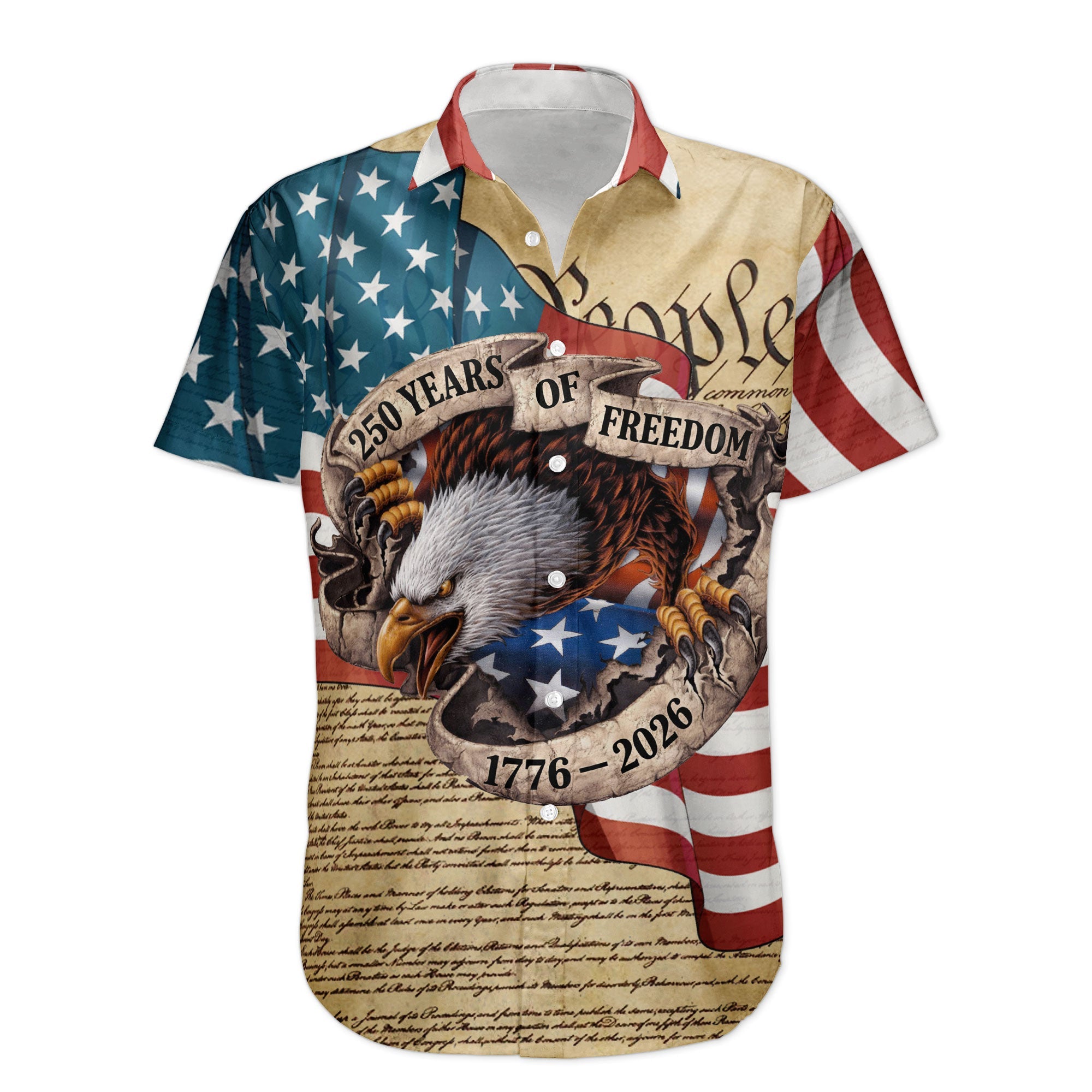 We The People 250 Years Of Freedom - Hawaiian Shirt