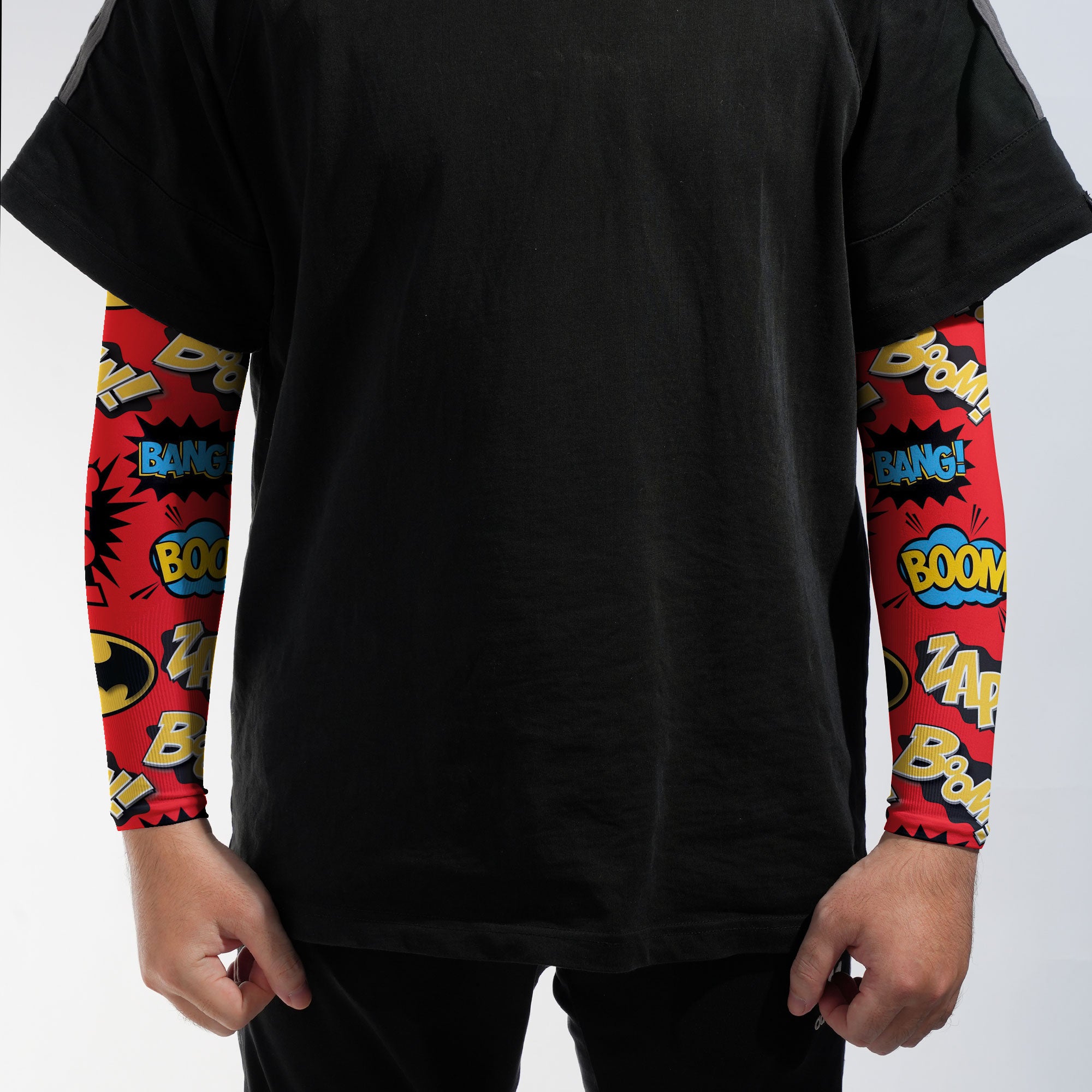 Arm Sleeves Batman Sounds Red