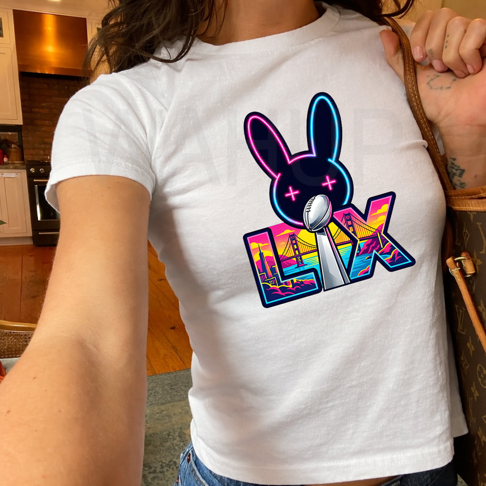 Gildan 5000B Vintage Benito Rabbit LX 94 Football S1 Y2K Baby Tee