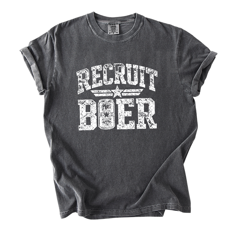Comfort Colors T-Shirt 1717 recruit beer club Tee