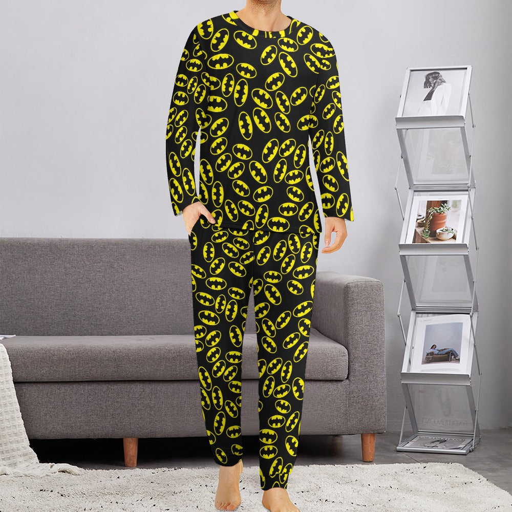 Men's Pajama suit batman black