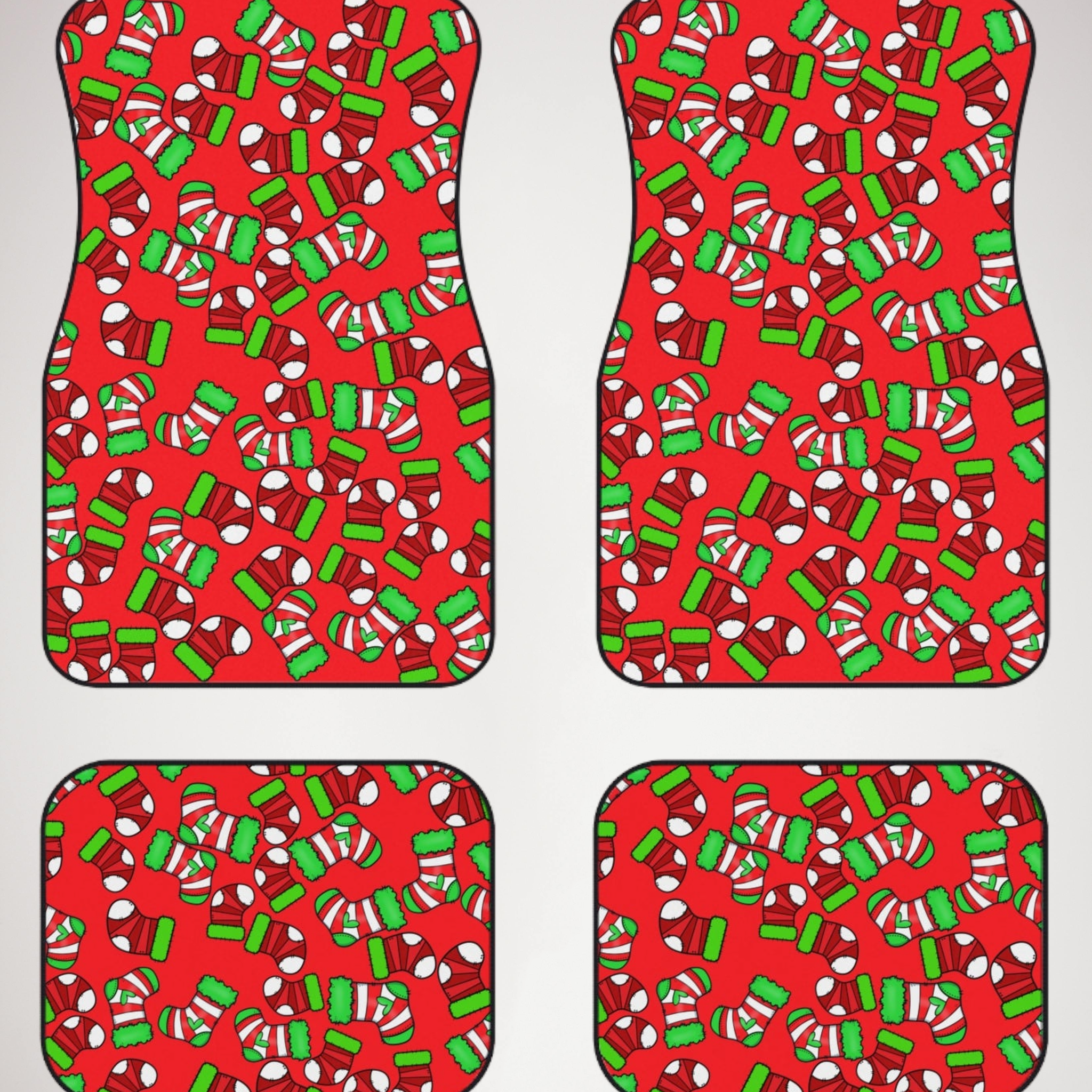 Auto Car Mats socks Noel Christmas