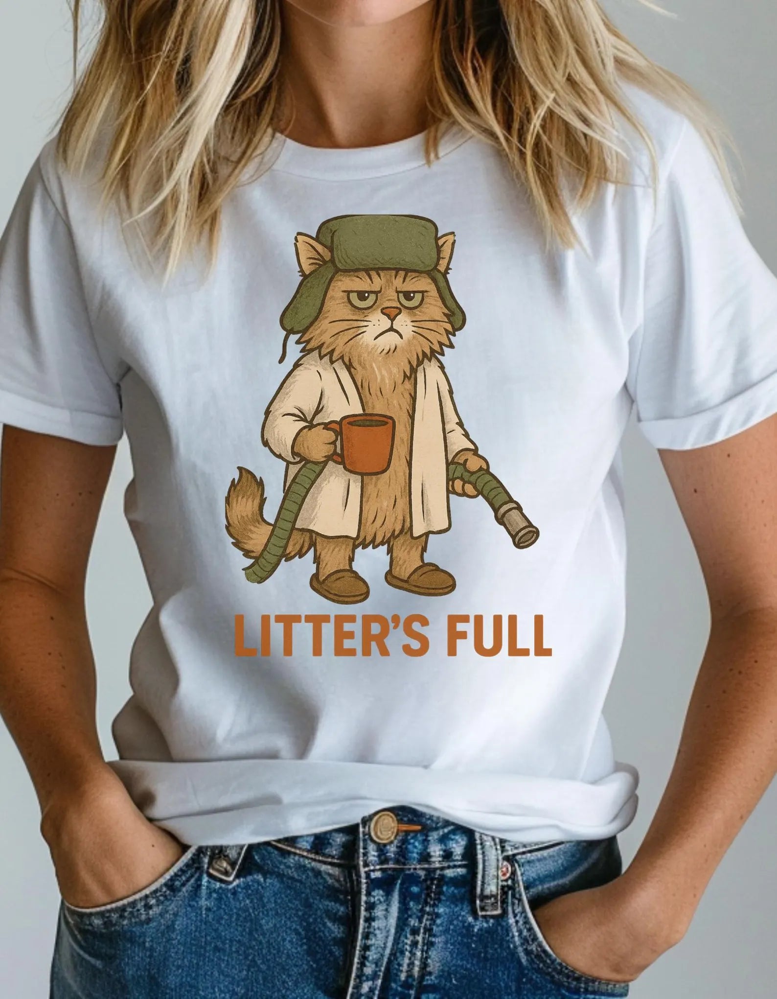 Litters Full Funny Cat Lovers Christmas Xmas Shirt, Litters Full Unisex Shirt, Christmas Funny Shirt