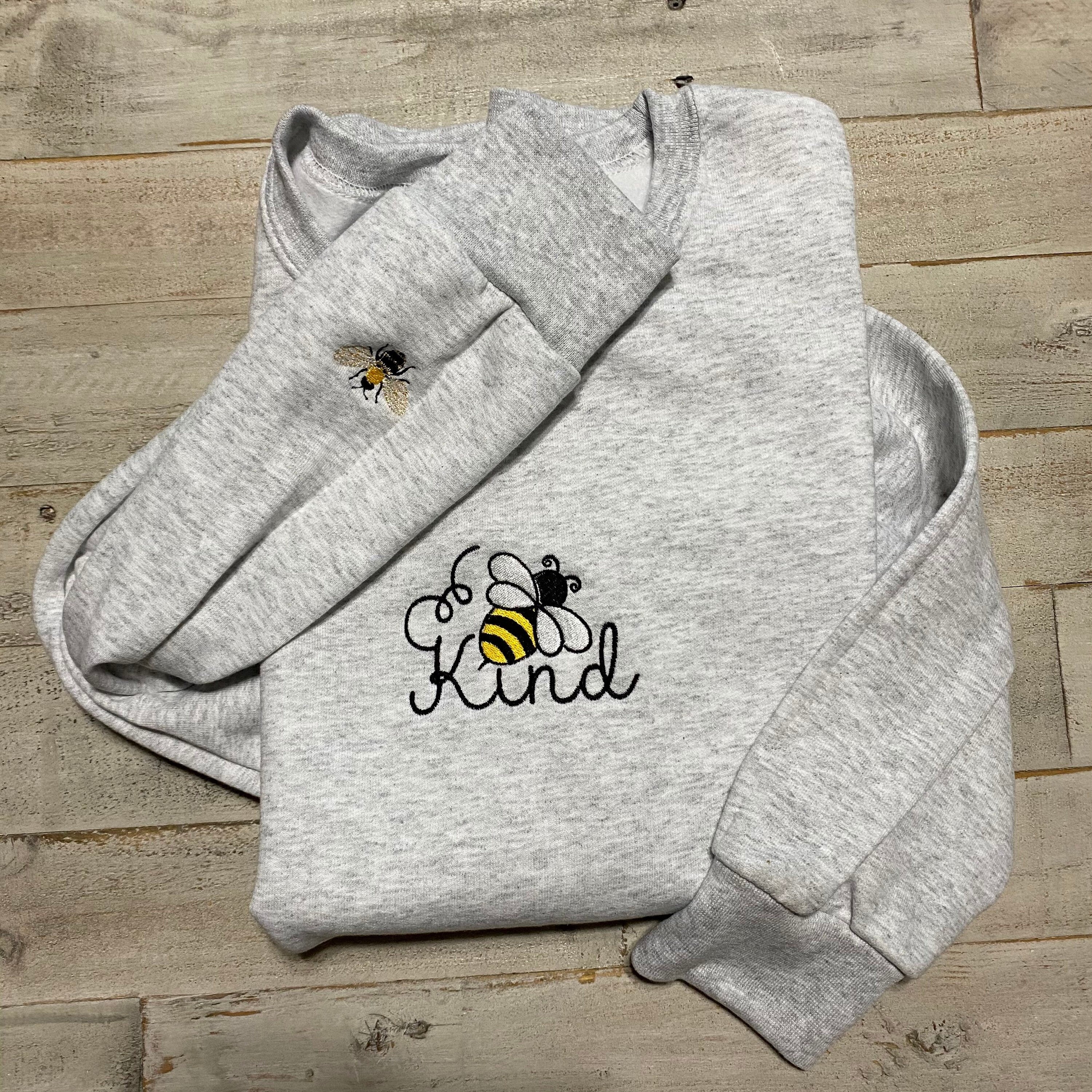 Be Kind Embroidered Crewneck Sweatshirt