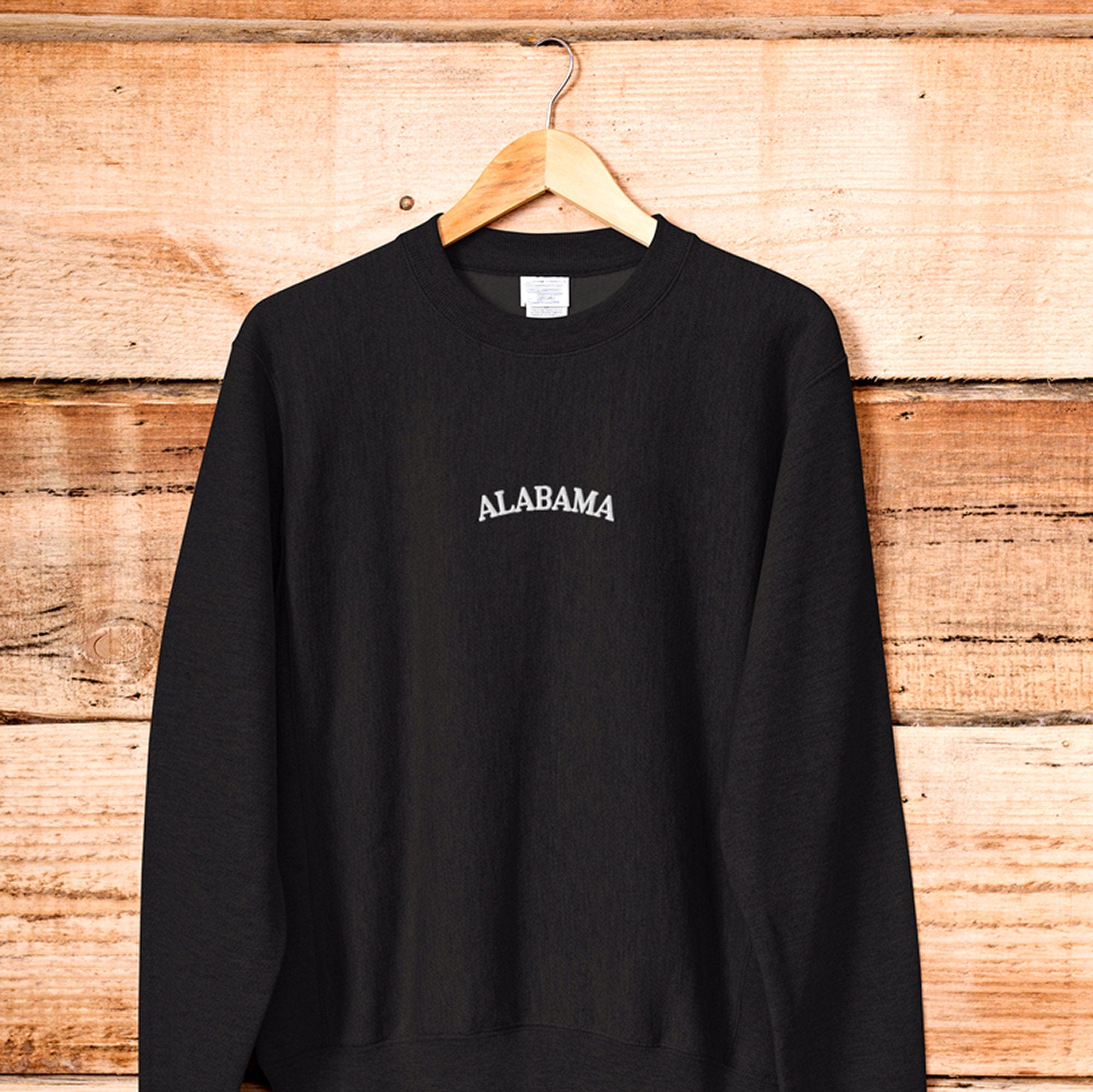 Alabama Sweatshirt Embroidered, Vintage College Crewneck, cute sweater oversized