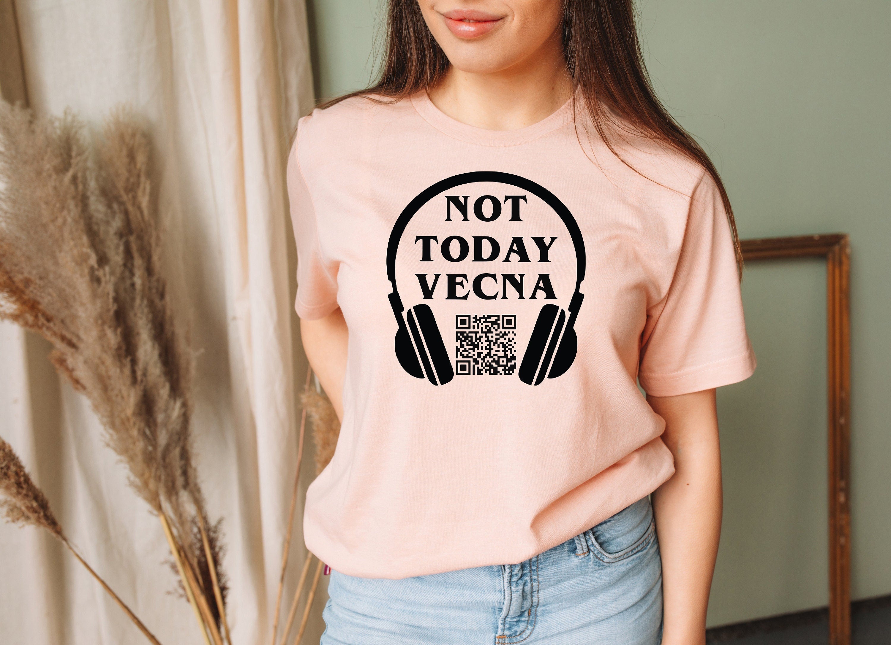 Not Today Vecna Unisex Tee, Gildan 5000 Heavy Cotton, ST4 Merch for Fans, Perfect Gift, Printify Choice, Cool Shirt for Women & Men