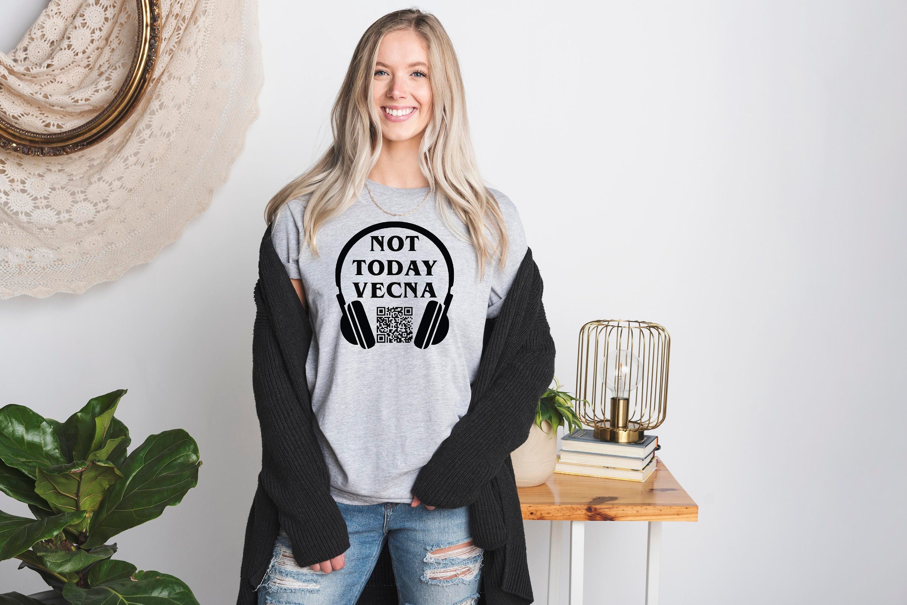 Not Today Vecna Unisex Tee, Gildan 5000 Heavy Cotton, ST4 Merch for Fans, Perfect Gift, Printify Choice, Cool Shirt for Women & Men