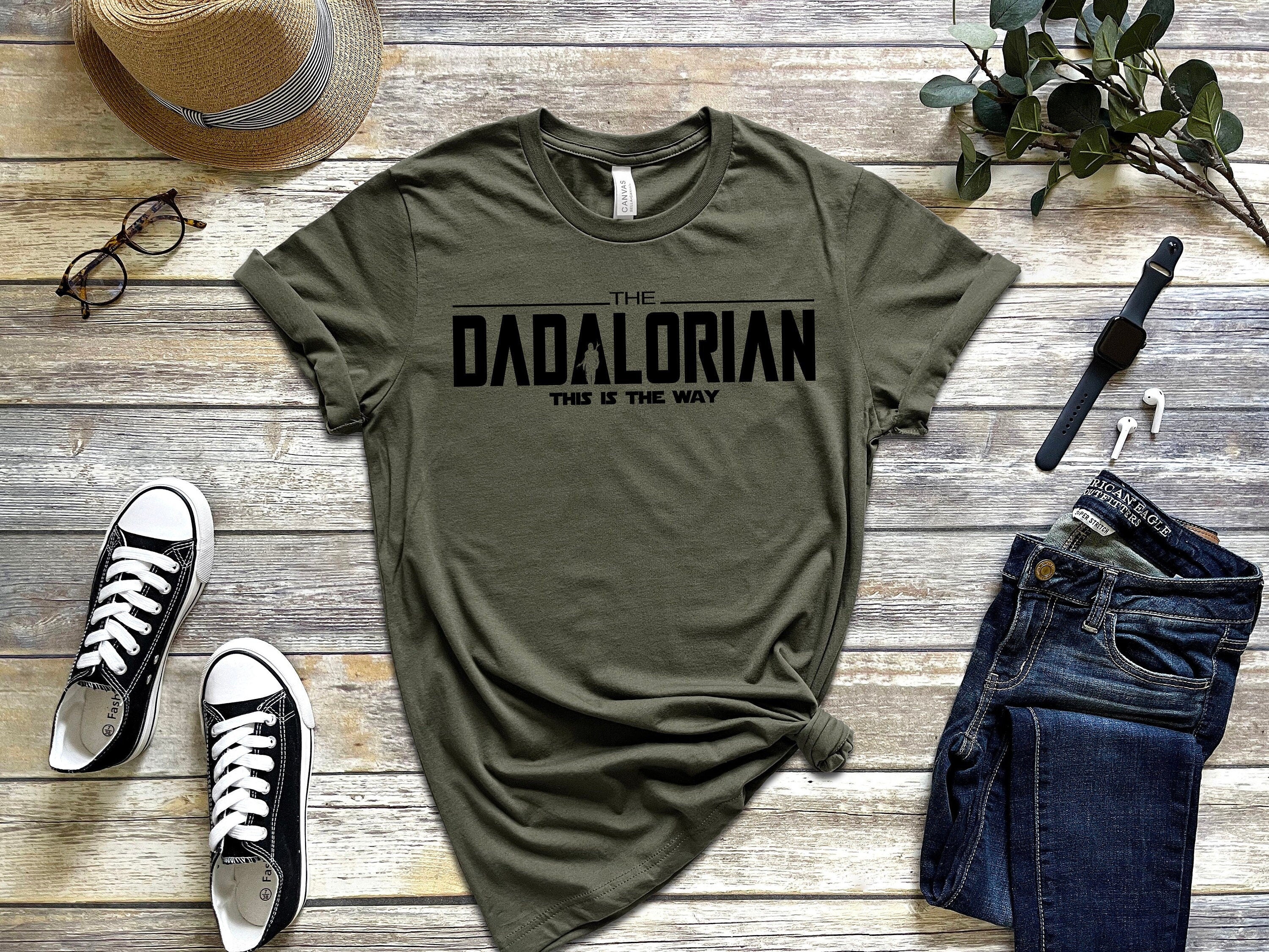 Dadalorian Gildan 5000 Unisex Heavy Cotton Tee - Perfect Husband Gift, Father's Day, Christmas, Valentine's - Printify's Top Choice for Dads