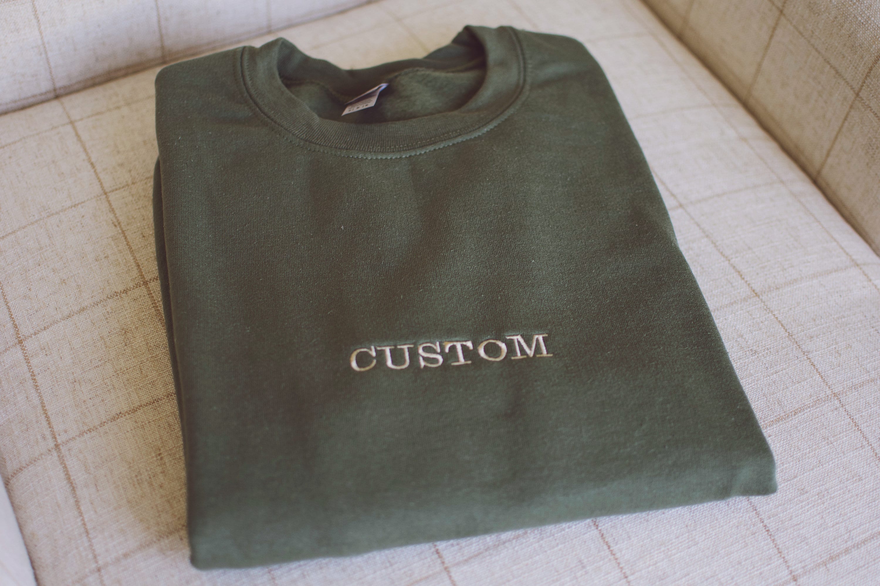 Custom Embroidered Crewneck Sweatshirt | Personalize Your Own Sweatshirt | Bachelorette and Christmas Gift