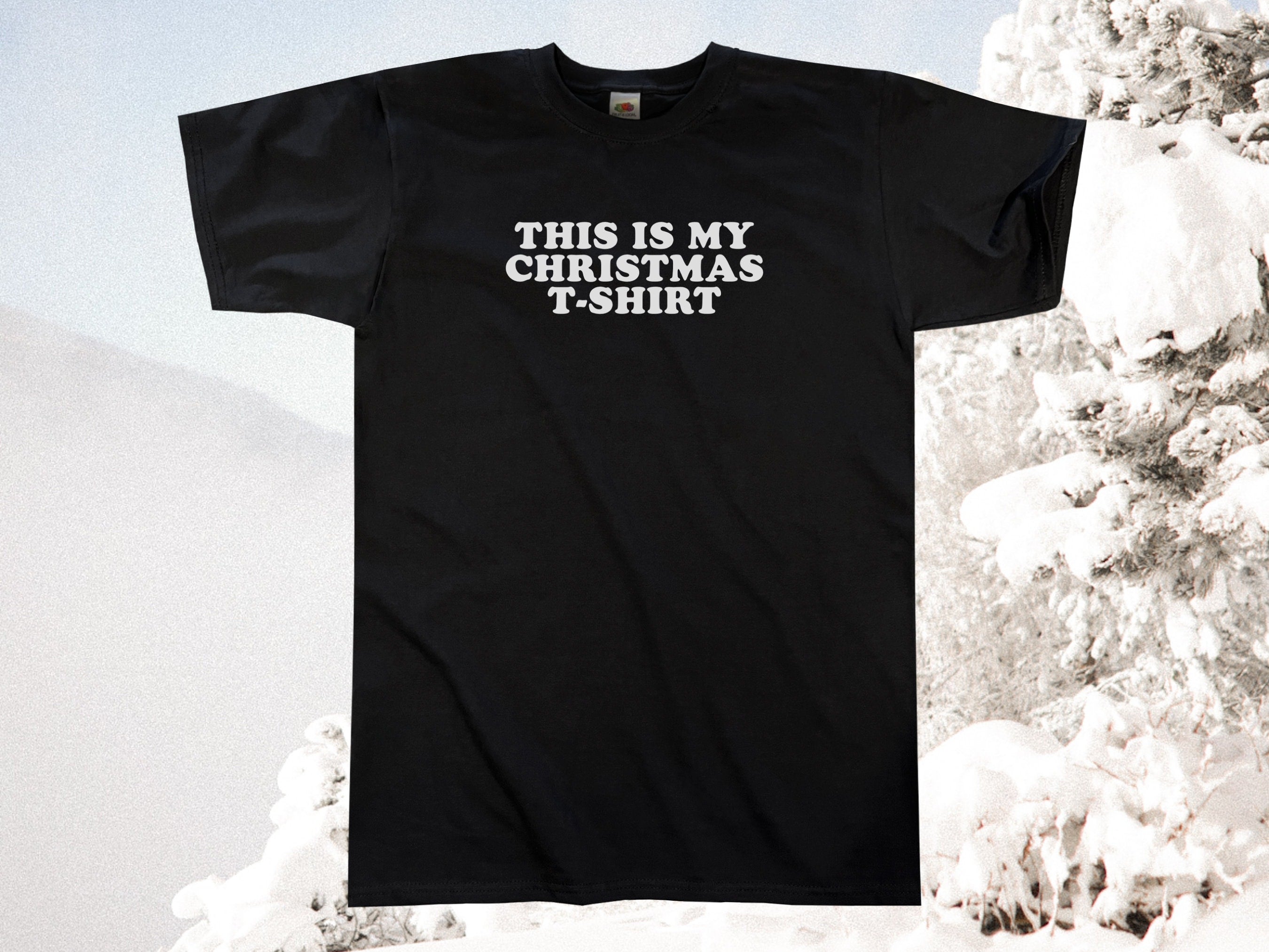 Unisex Heavy Cotton Tee for Christmas - Gildan 5000 - Perfect Gift for Men & Women - S M L XL - Printify Choice for a Festive Outfit