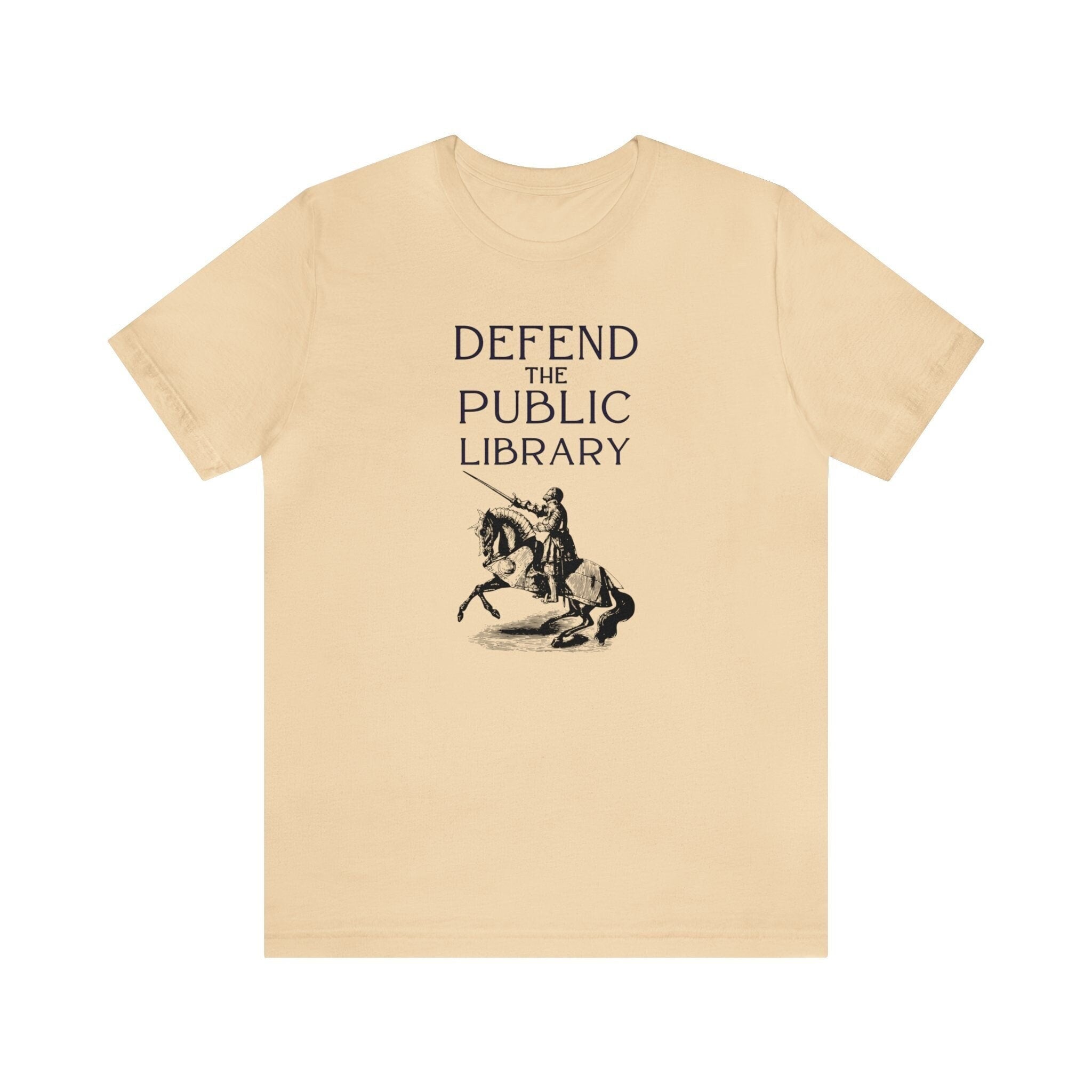 Defend the Public Library Shirt Read Banned Books T-shirt Romance Novel Nerdy Knight Book Nerd Progressive T-Shirt