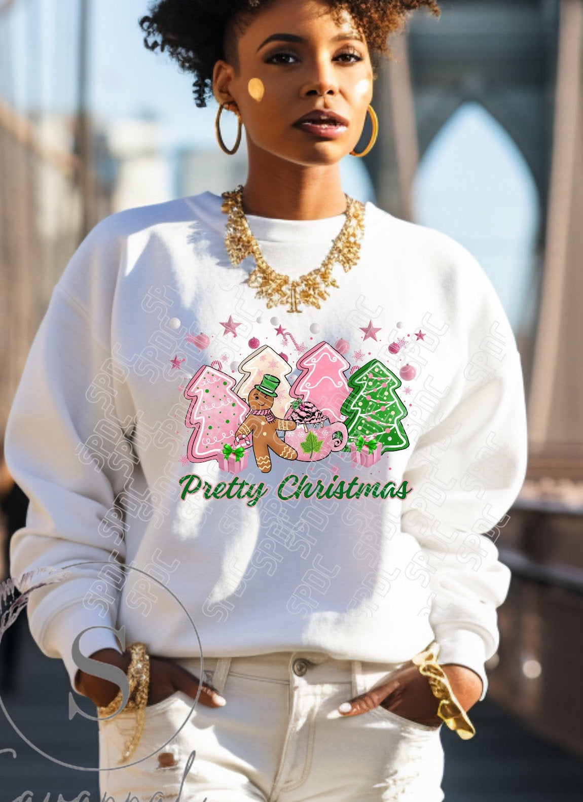 Tis the Season Christmas Sweatshirt, Gildan 18000, AKA Sorority Gift, Cozy Unisex Crewneck for Women, Printify Choice, AKAversary 2024