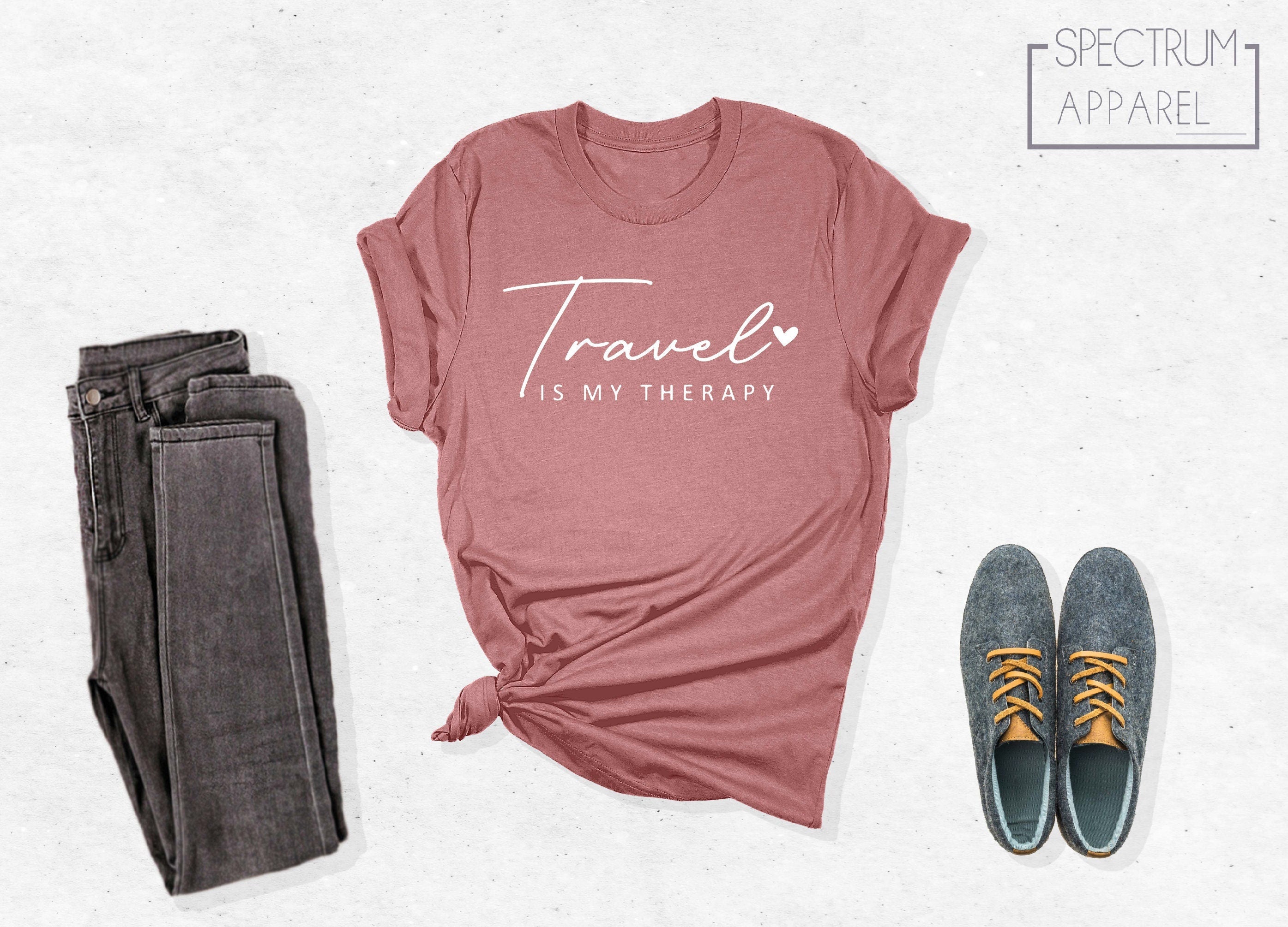 Travel Is My Therapy Shirt, Travel Shirt, Travel Shirts, Travel Tshirt, Family Vacation Shirts, Family Vacation, Travel Gift, Travel Gifts