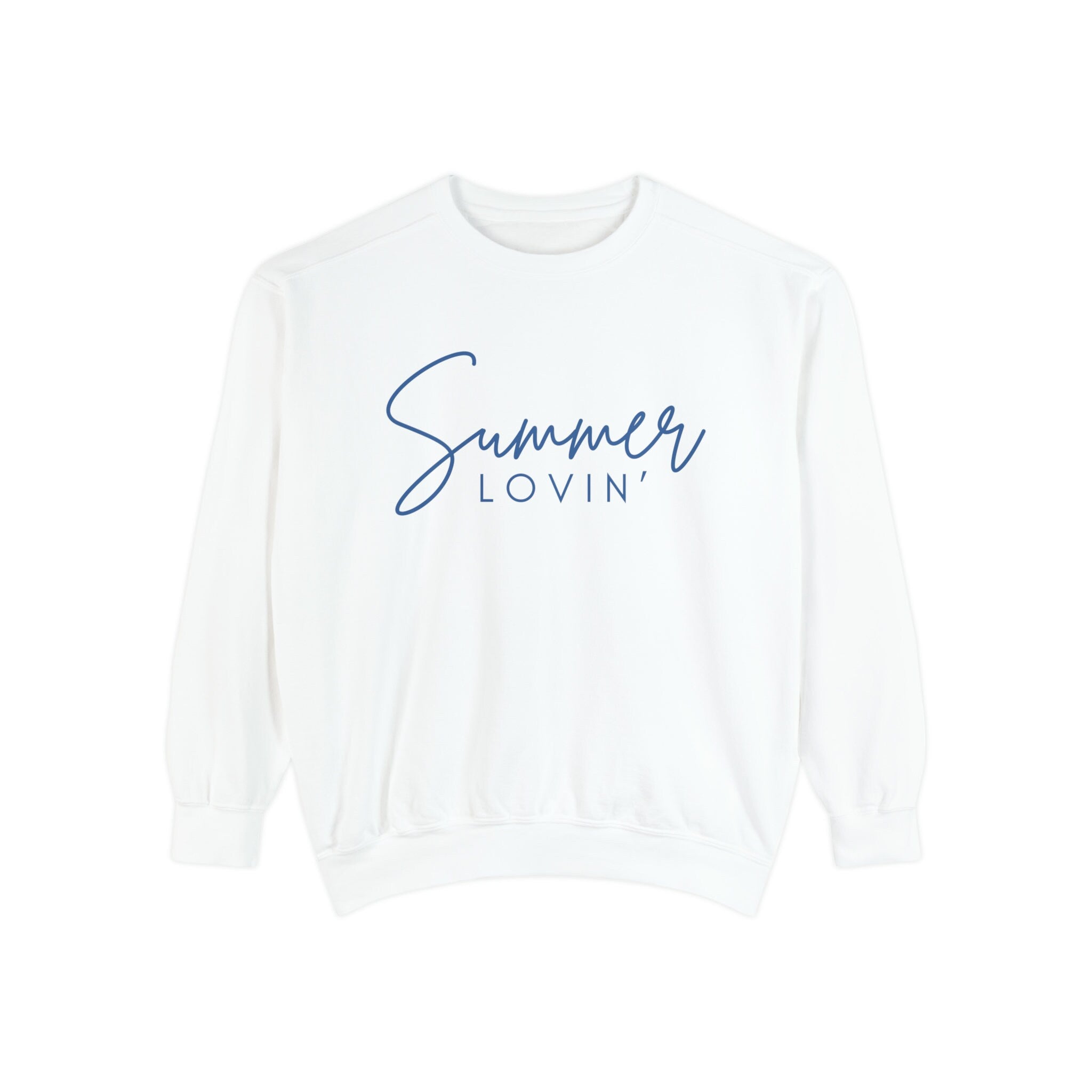 Summer Lovin' Oversized Comfort Colors Sweatshirt - Cozy & Beachy Sweatshirt for Summer