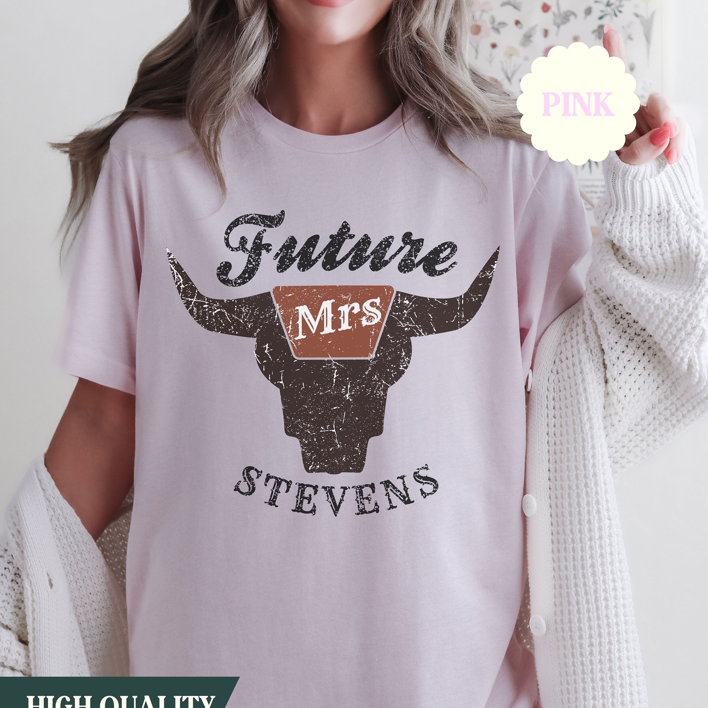 Custom Western Graphic Tee Future Mrs Bride Shirt Engagement Bride To Be Yes Bridal Party Shirts Personalized Miss to Mrs Tshirt