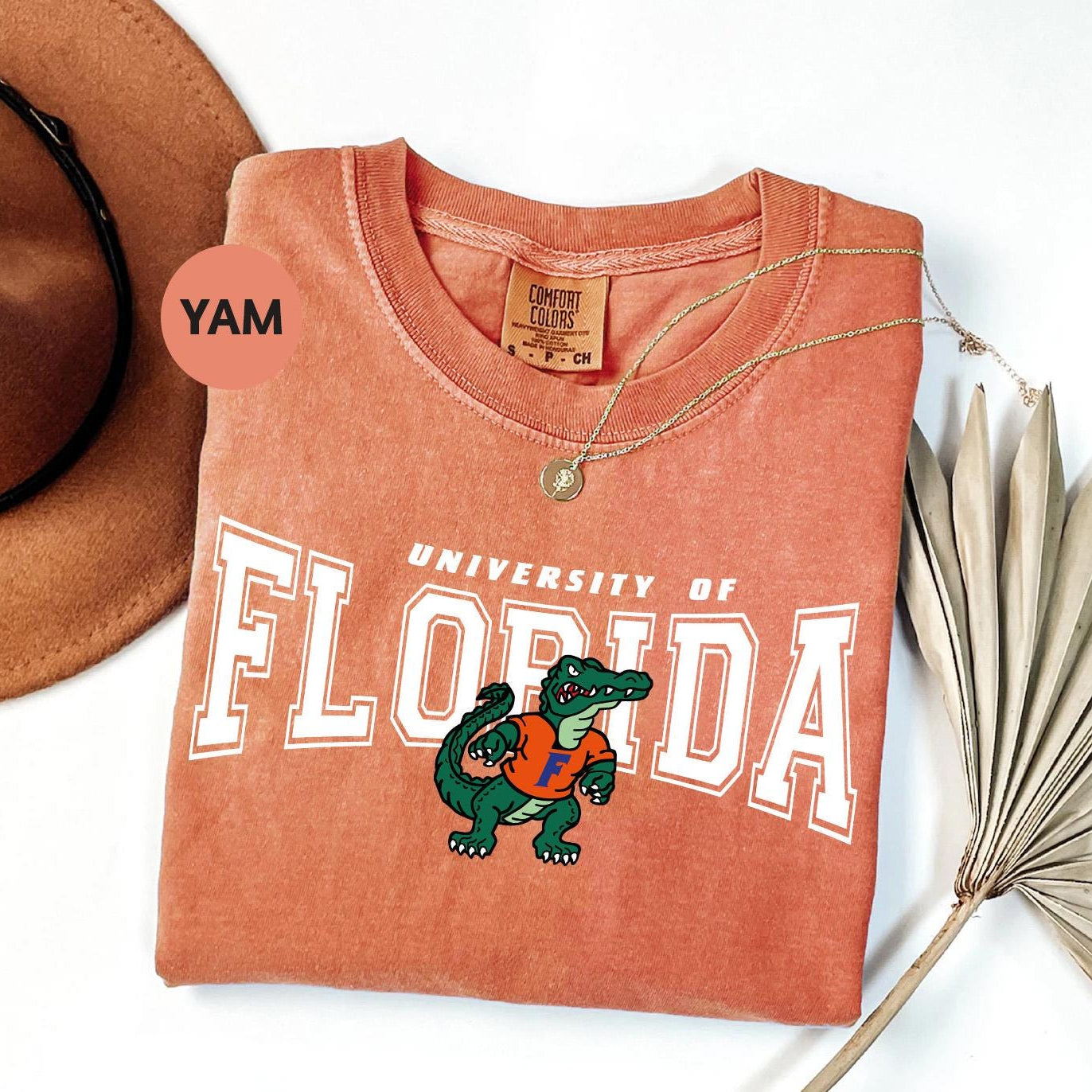 Limited Time 30% Off - Comfort Colors T-shirt for Gator Fans - "University of Florida" Print- Perfect Gift For Gator Fans