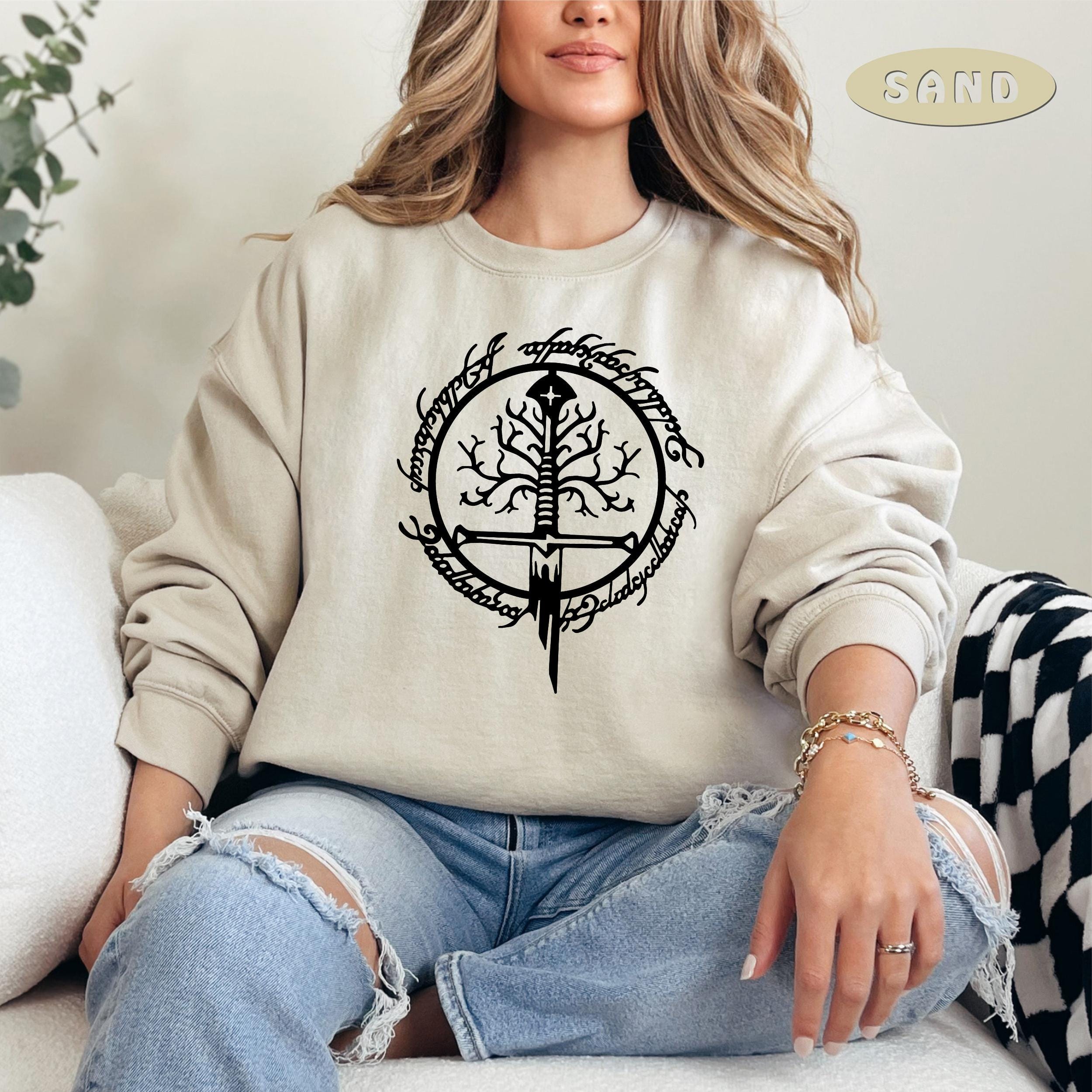 Tolkien Sweatshirt, Narsil Broken Blade Sweater, Lotr Crewneck, Lord of the Rings, LOTR FAN Nerdy Gift, Gifts for Book Lovers, LOTR Sword
