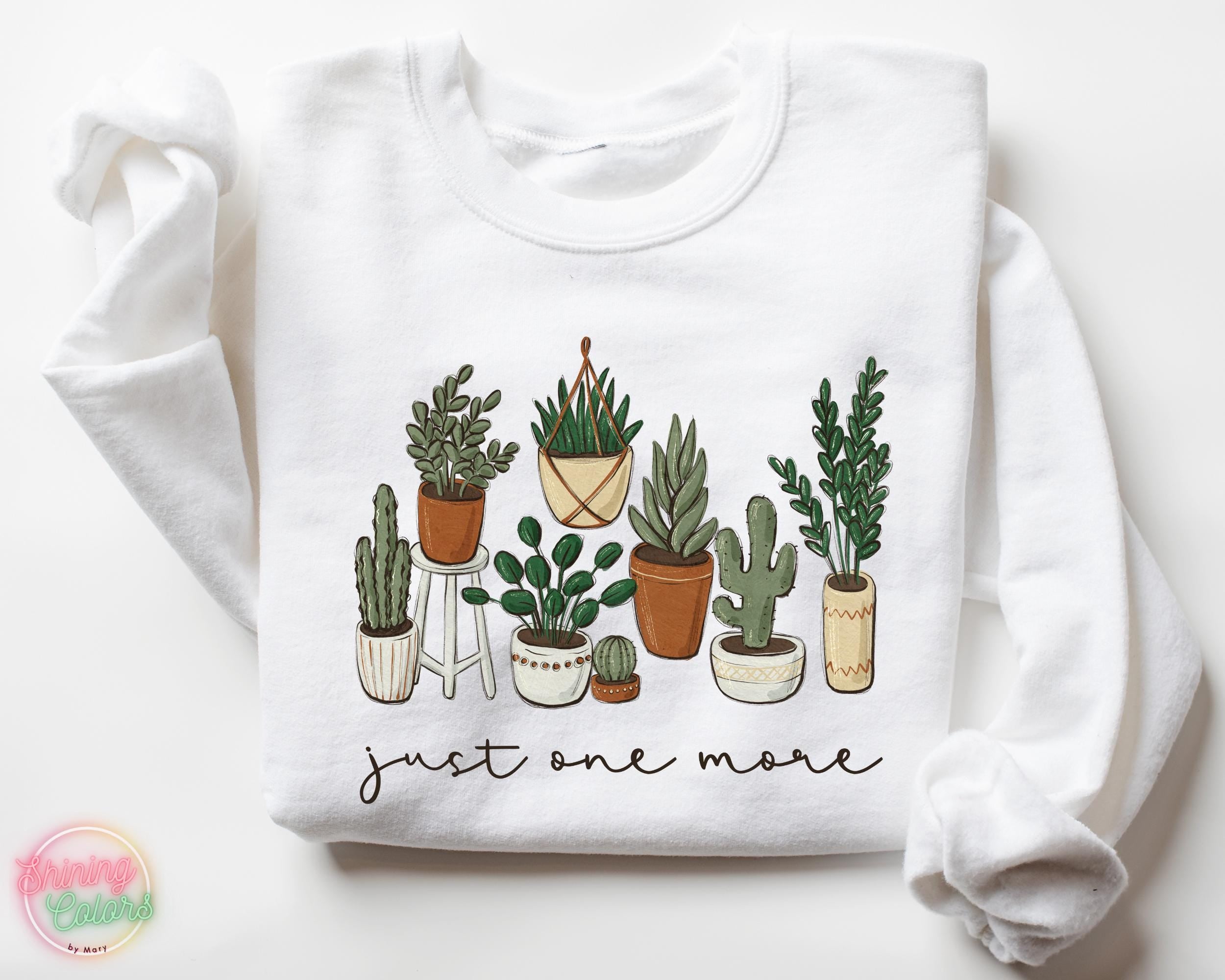 Gildan 18000 Plant Lady Sweatshirt for Women, Cozy Gift, Printify Choice, Indoor Plant Life Aesthetic, Crazy Plant Mama Sweater