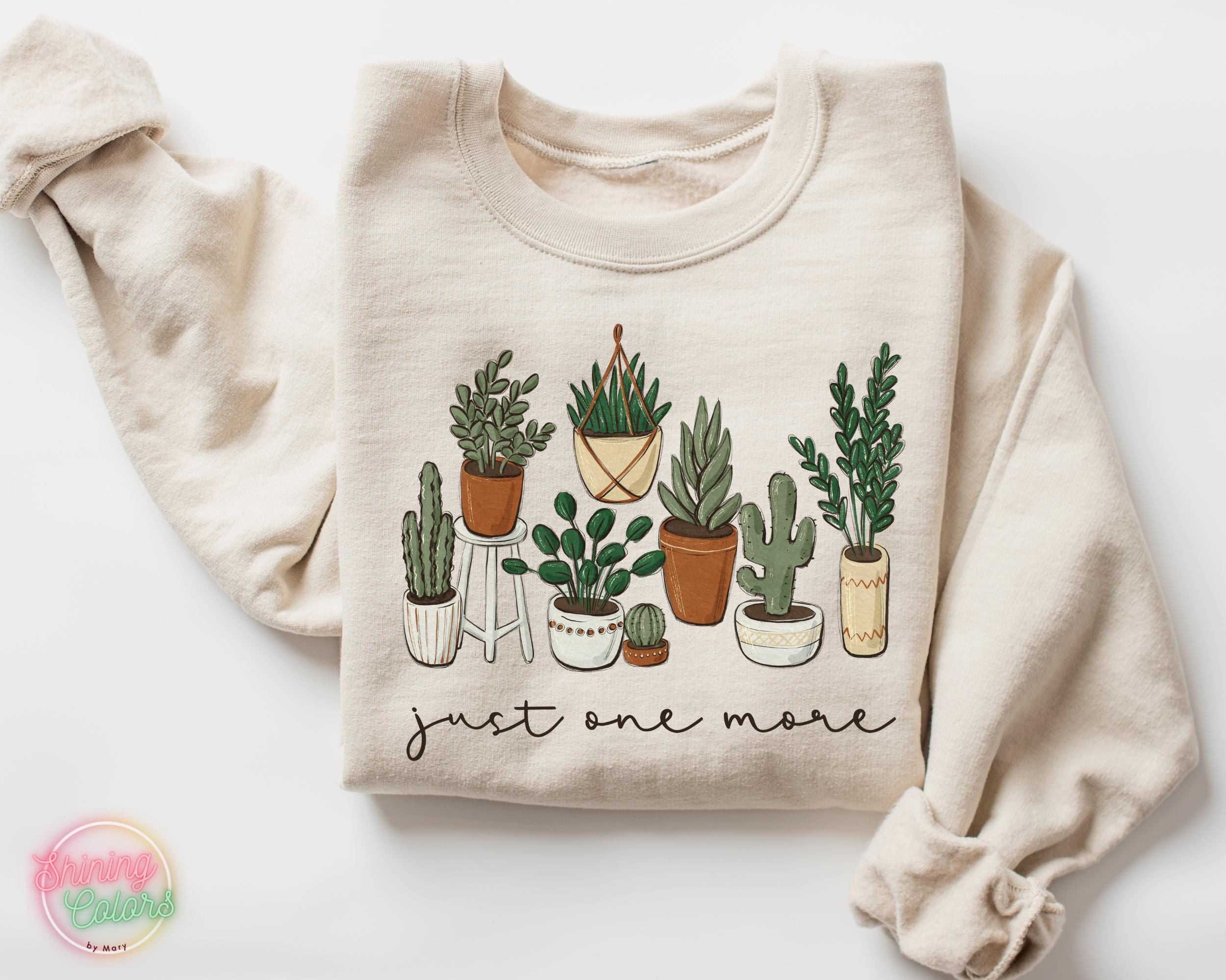 Gildan 18000 Plant Lady Sweatshirt for Women, Cozy Gift, Printify Choice, Indoor Plant Life Aesthetic, Crazy Plant Mama Sweater