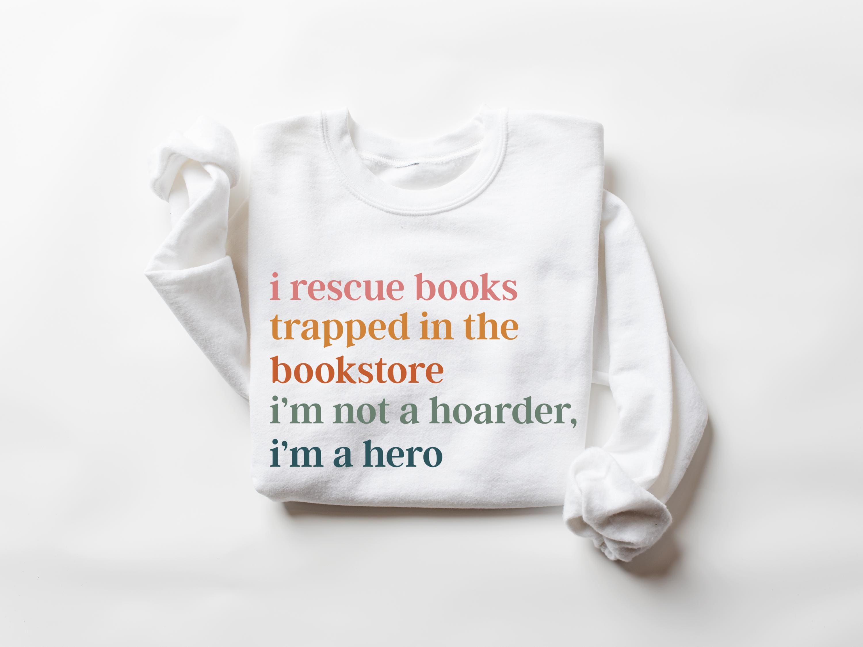 Gildan 18000 Heavy Blend Crewneck: Book Lover Sweater, Perfect Bookish Gift for Women, Cozy Unisex Aesthetic for Fall