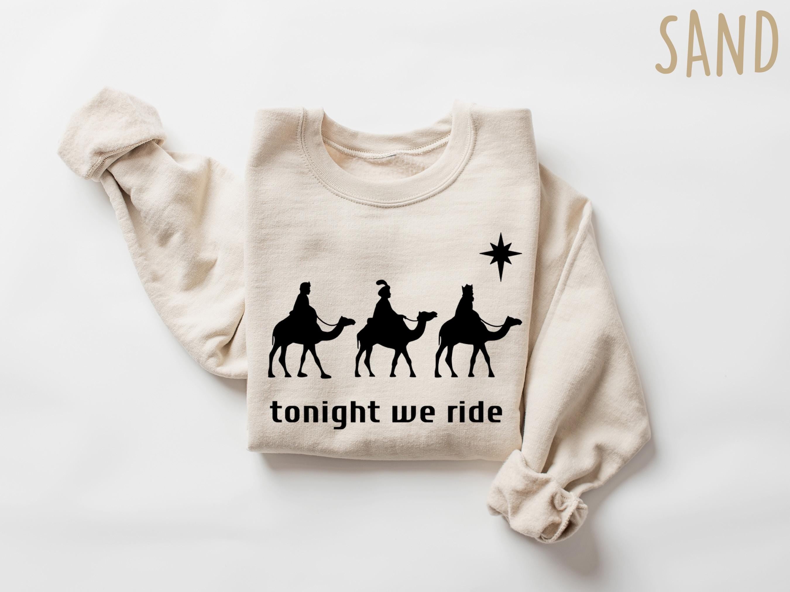 Cozy Gildan 18000 Christmas Sweatshirt - Faith-Based Gift for Women & Men, Christian Three Wise Men Design, Perfect Holiday Outfit