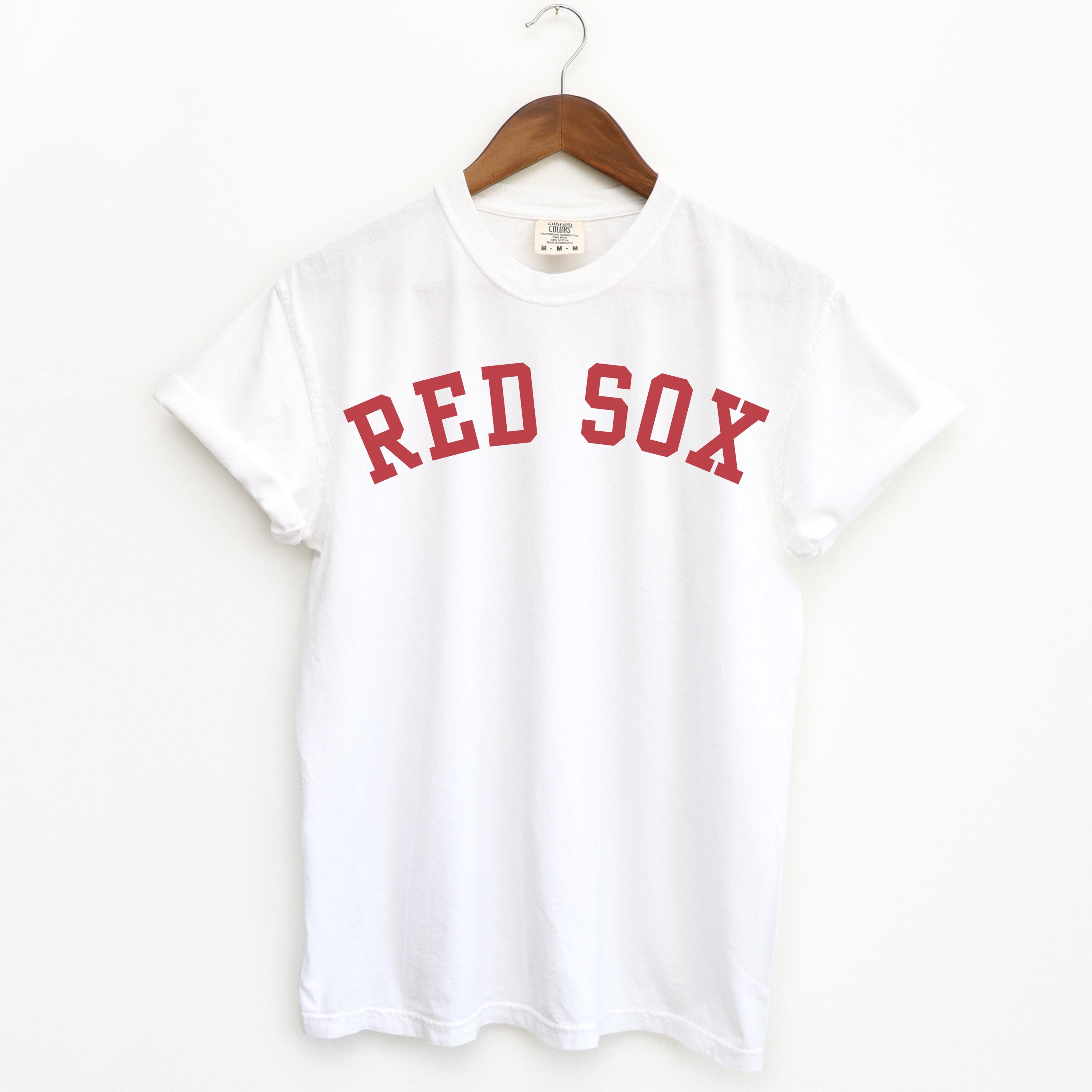 Comfort Colors Red Sox shirt, vintage Red Sox t-shirt, ivory Red Sox tshirt, throwback Red Sox tee, Red Sox crewneck, unisex