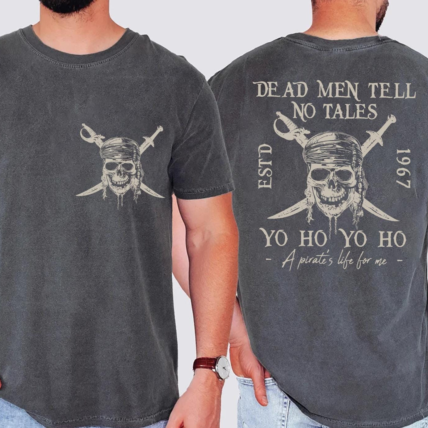 Pirates Of The Caribbean Dead Men Tell No Tales Comfort Colors Shirt, Vintage Pirates Tshirt Retro 90s Pirates Tee, A Pirate Life For Me Tee