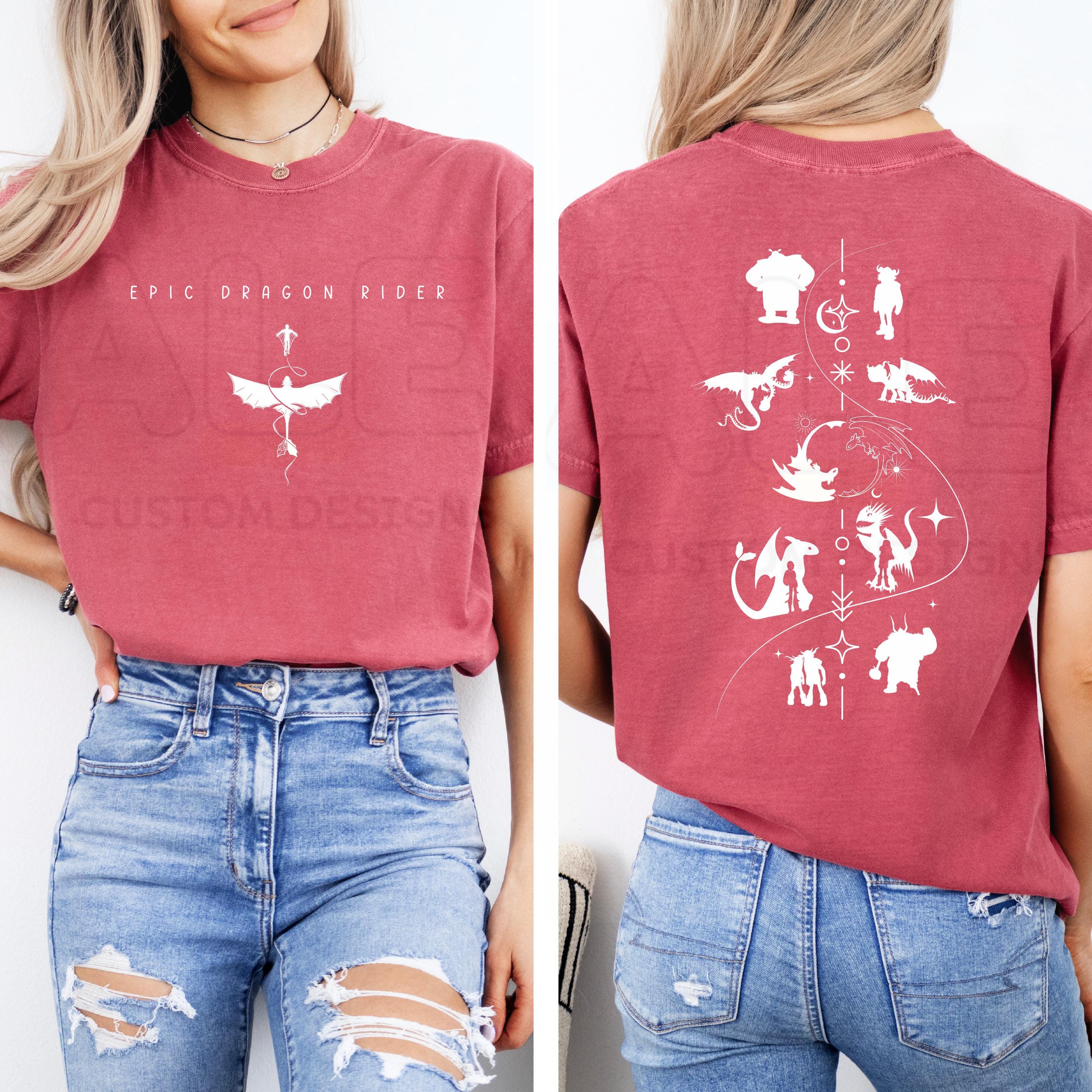 Vintage Train Your Dragon Comfort Colors® Shirt, Retro Dragon Universal Shirt, Universal Vacation Trip T-Shirt, Matching Dragon T-Shirt