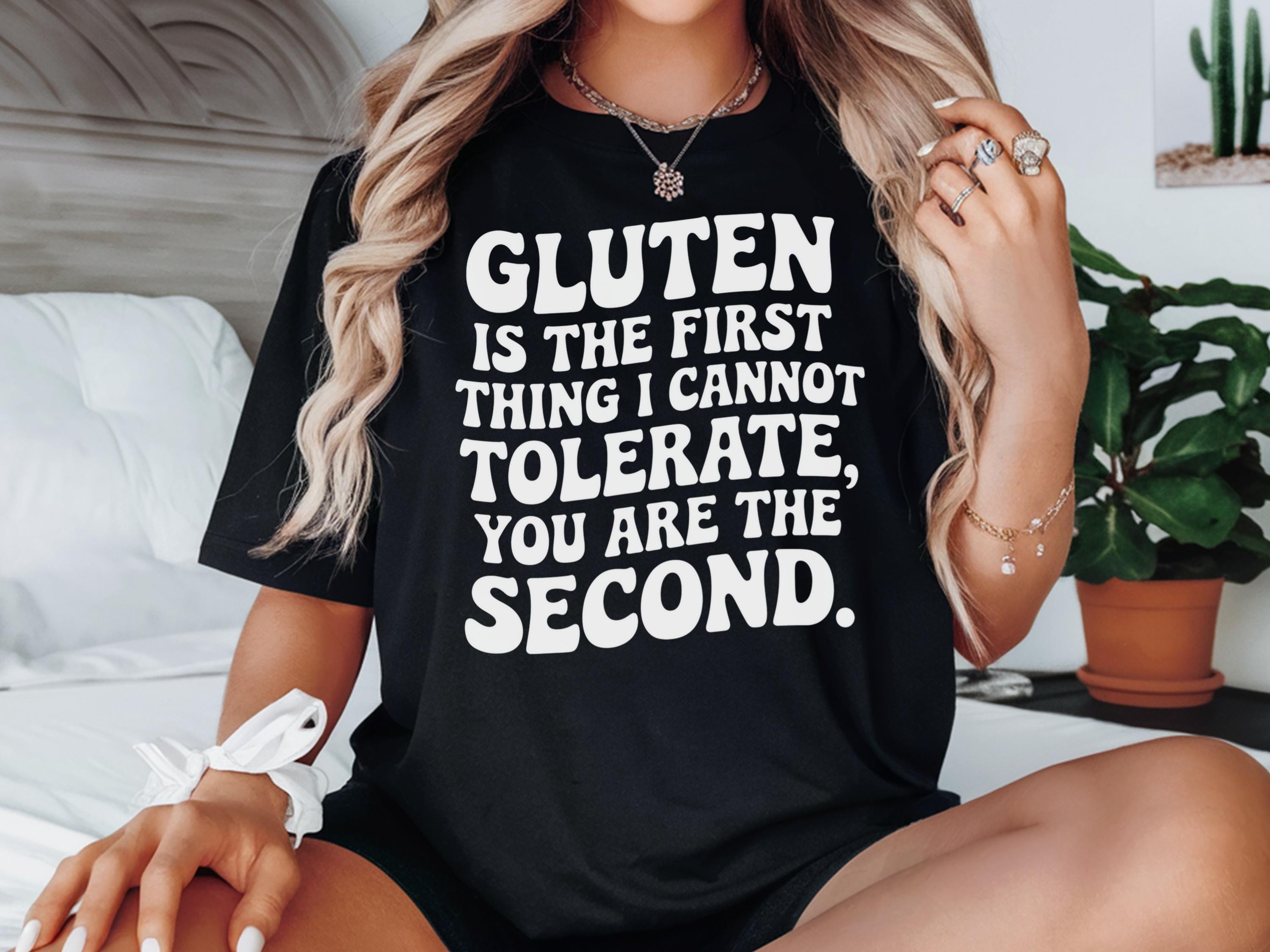 Gluten Intolerance Shirt - Gildan 5000 Unisex Heavy Cotton Tee, Funny Celiac Awareness Gift, Perfect Printify Choice for Men & Women