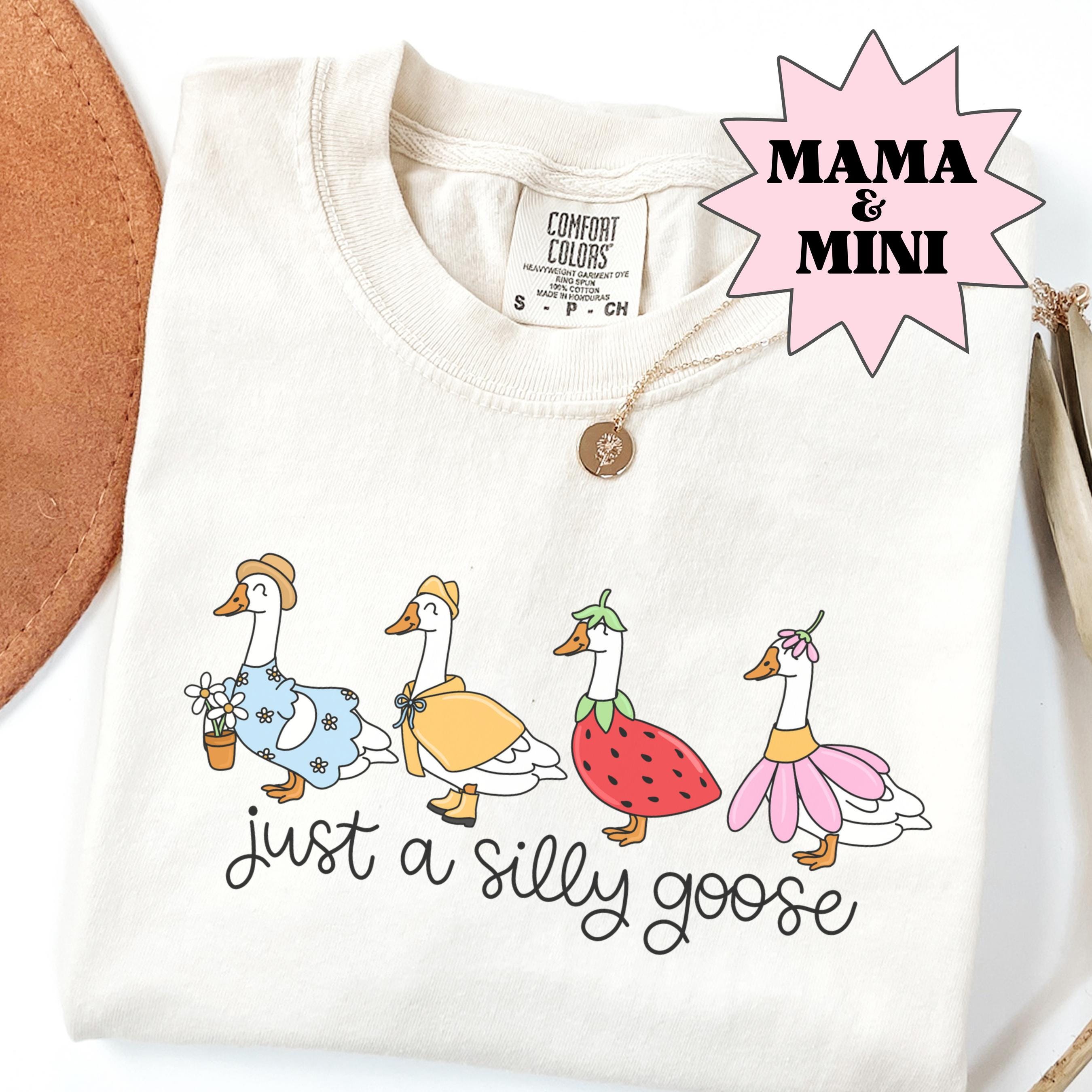 Comfort Colors Silly Goose On The Loose Shirt, Goose T-Shirt, Silly Goose Shirts, Funny Graphic Shirt, Cute Goose Shirt, Easter Shirt