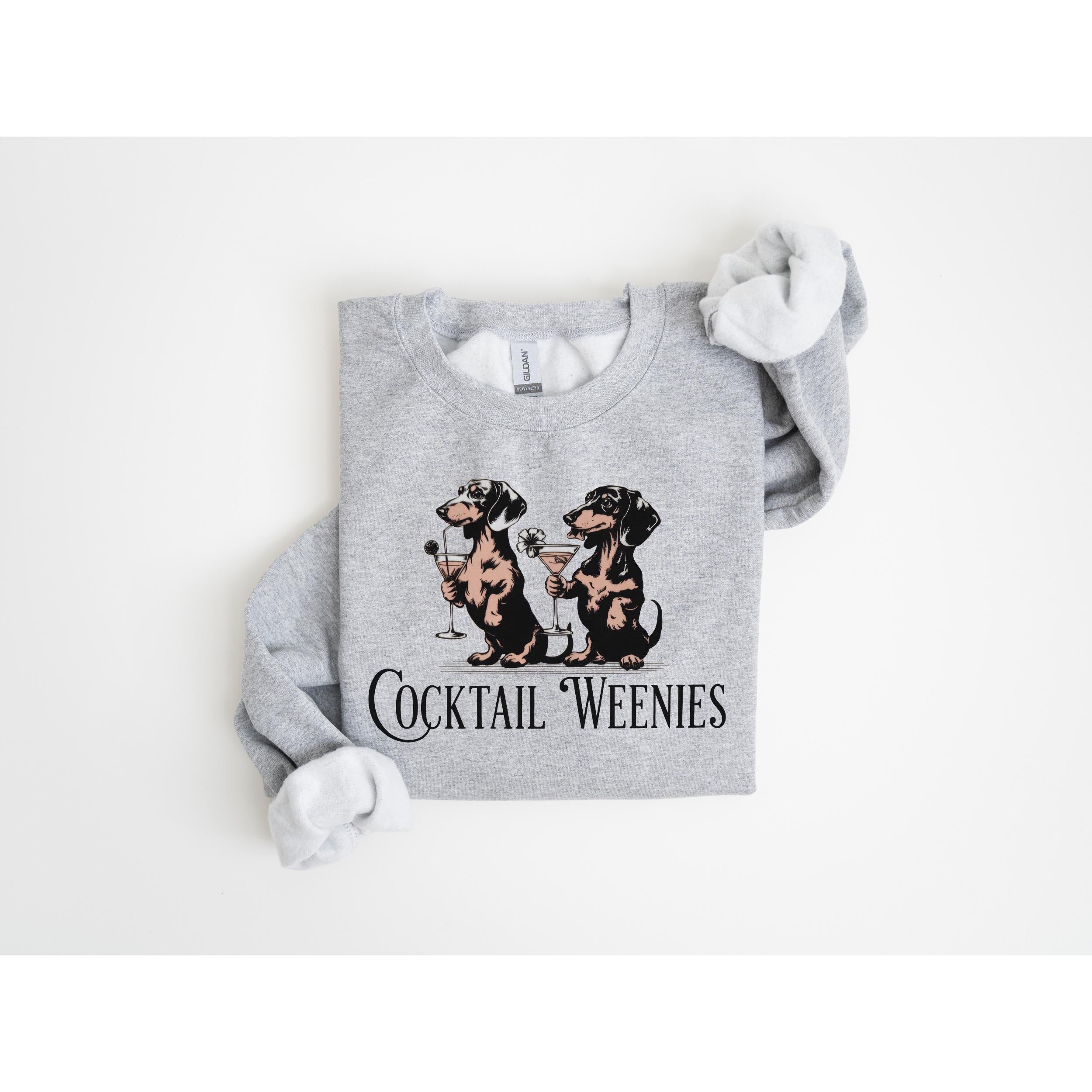 Dachshund Gift Gildan 18000 Sweatshirt: Funny Weenies Shirt for Doxie Lovers, Cozy Unisex Crewneck, Perfect for Women & Men